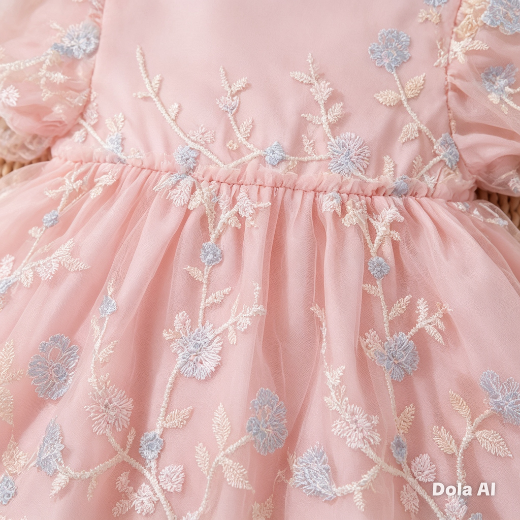 Vestido Encanto Floral Rosa