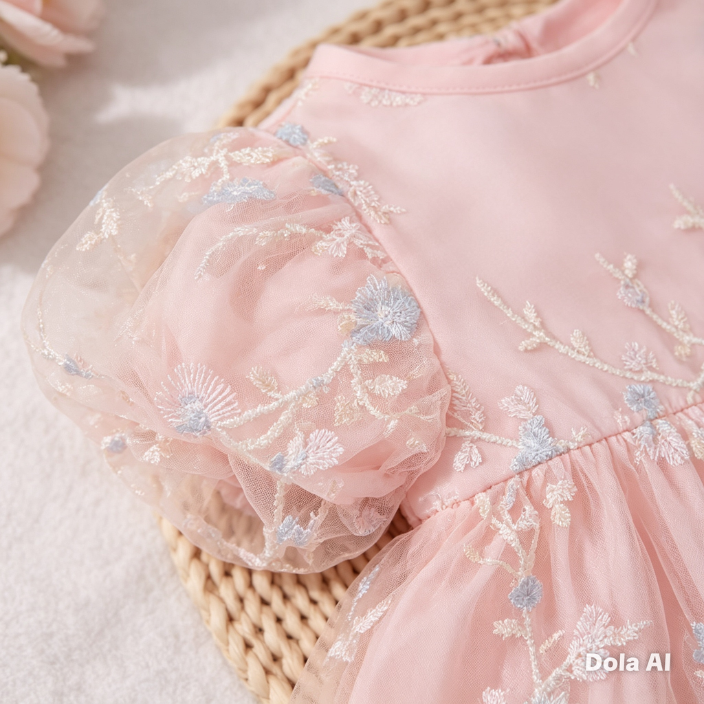 Vestido Encanto Floral Rosa