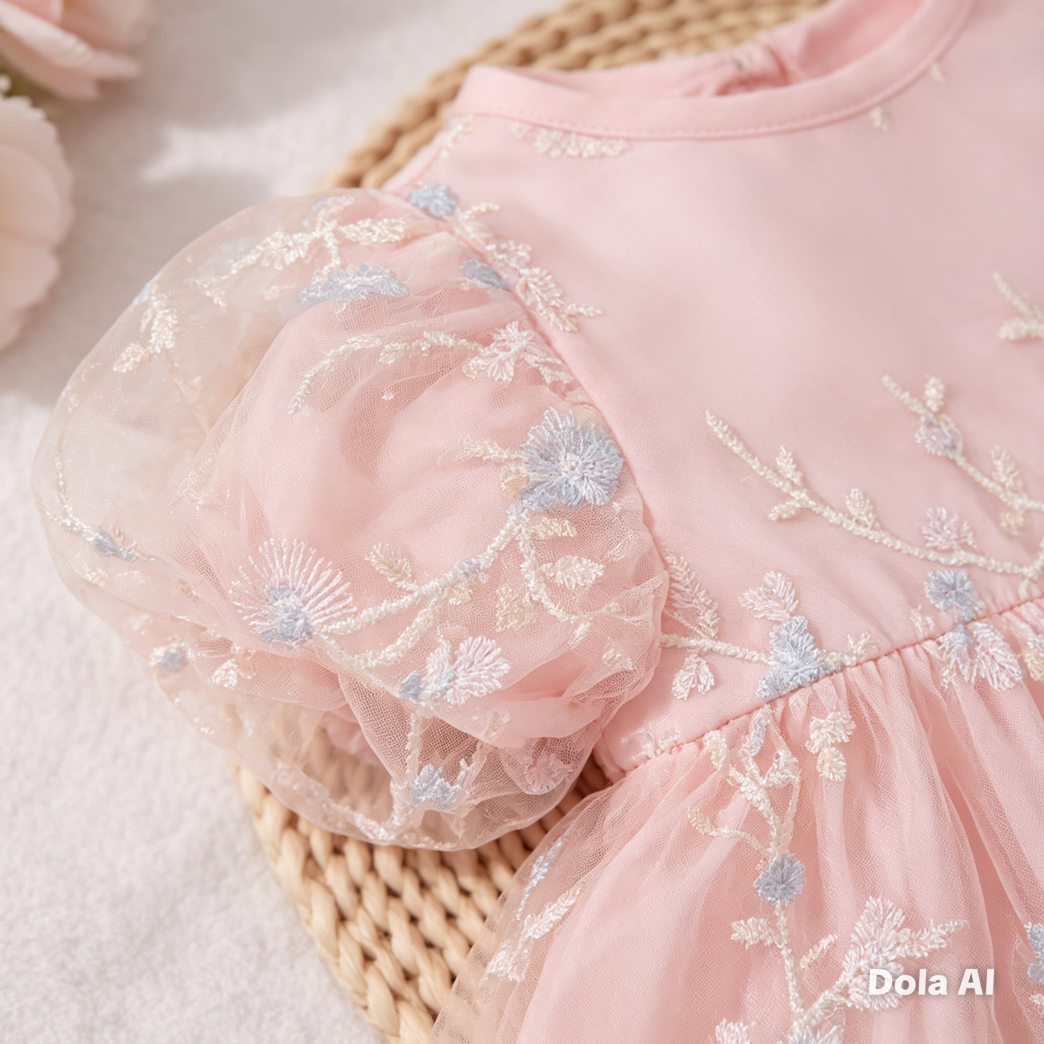 Vestido Encanto Floral Rosa