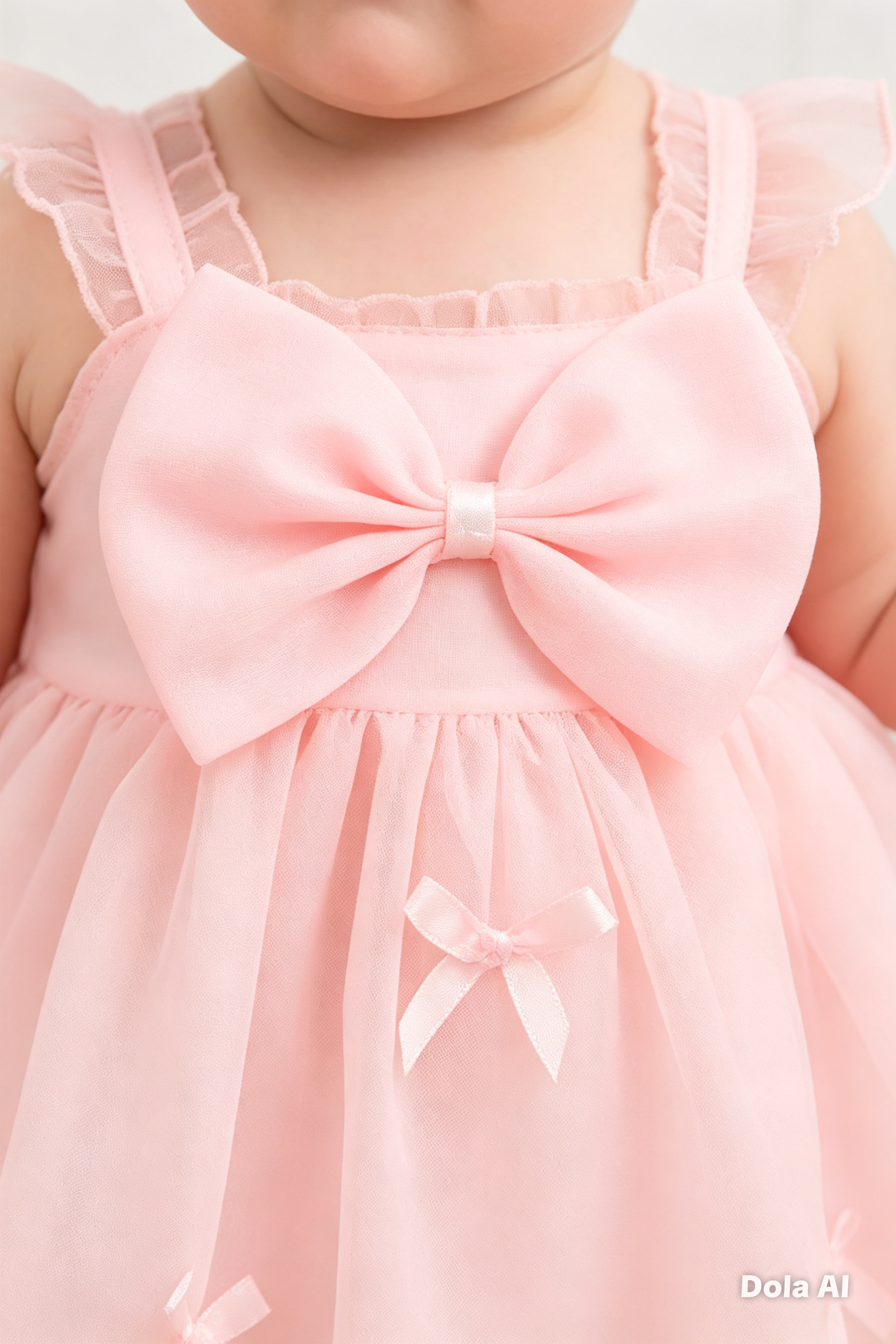 Vestido Dulce Encanto Rosa Bebé