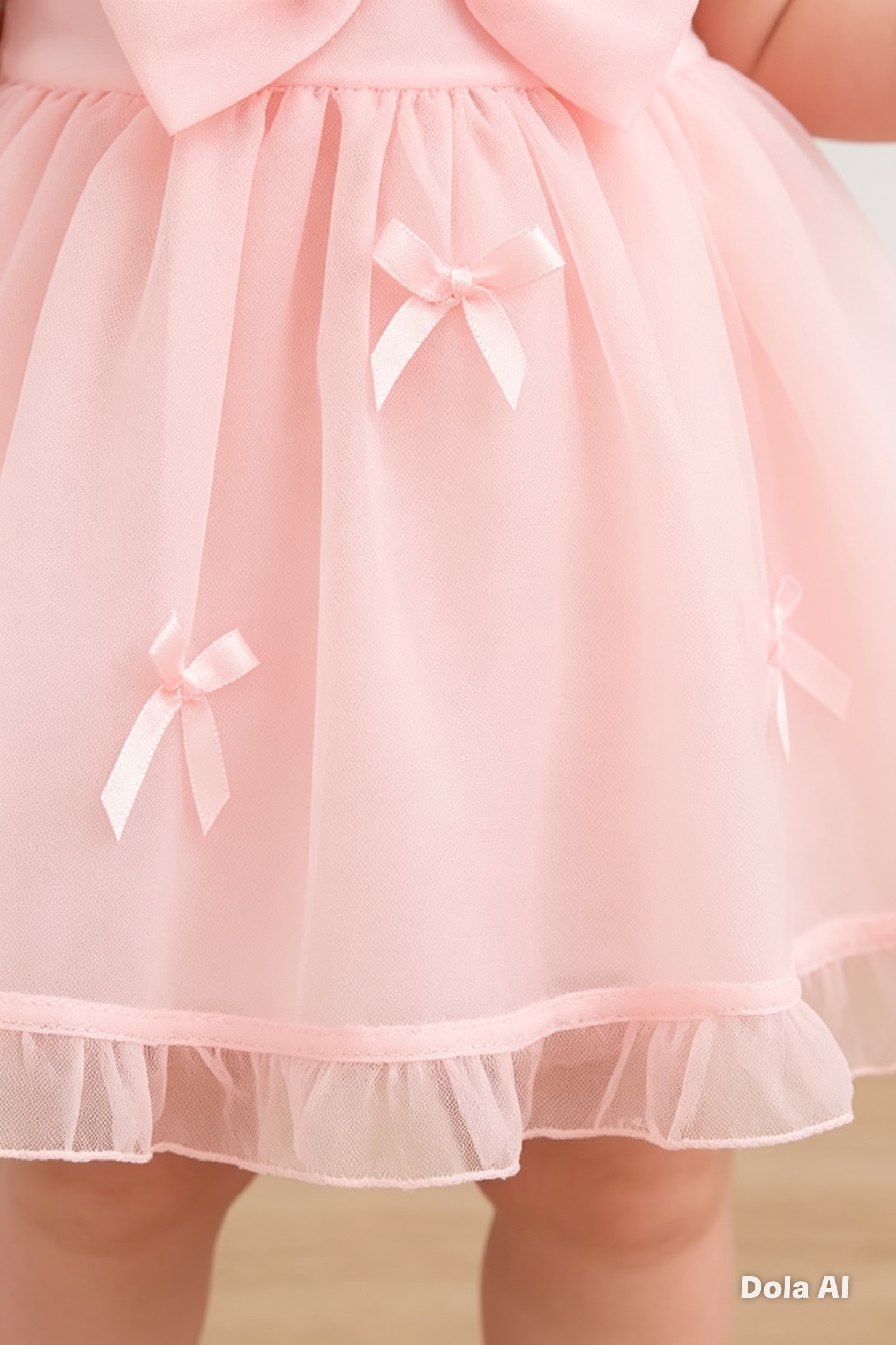 Vestido Dulce Encanto Rosa Bebé
