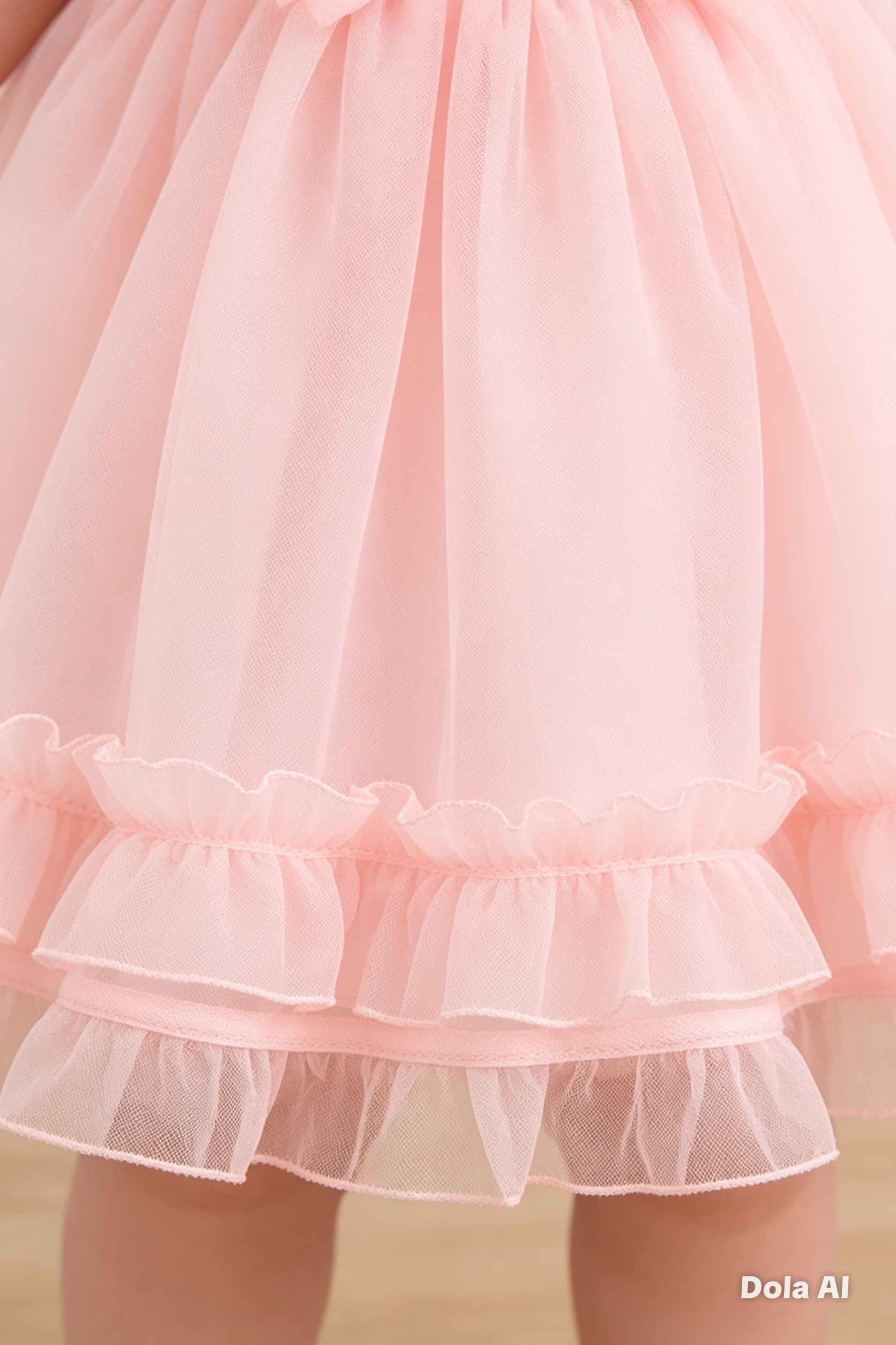 Vestido Dulce Encanto Rosa Bebé