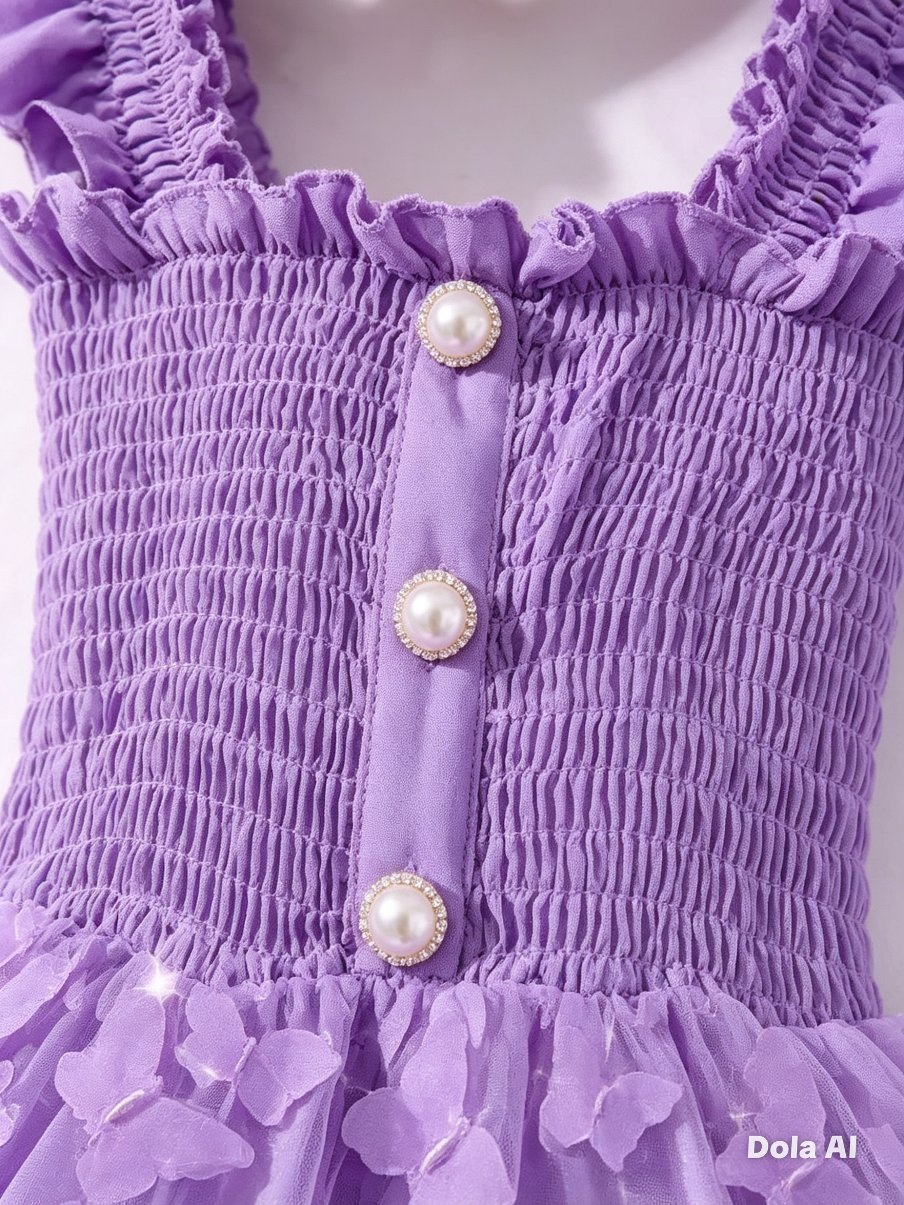Vestido Princesa Mariposas de Lavanda