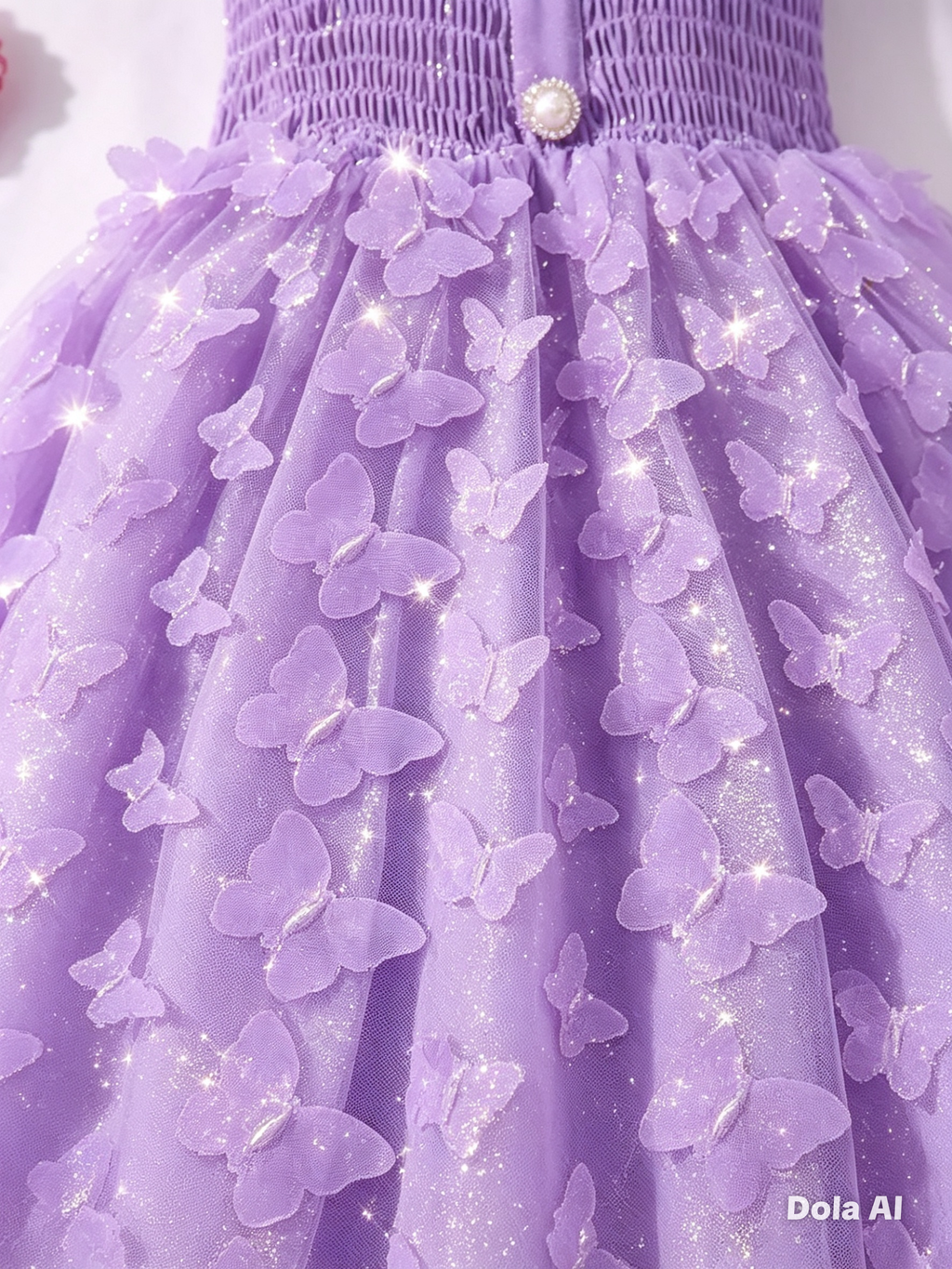 Vestido Princesa Mariposas de Lavanda