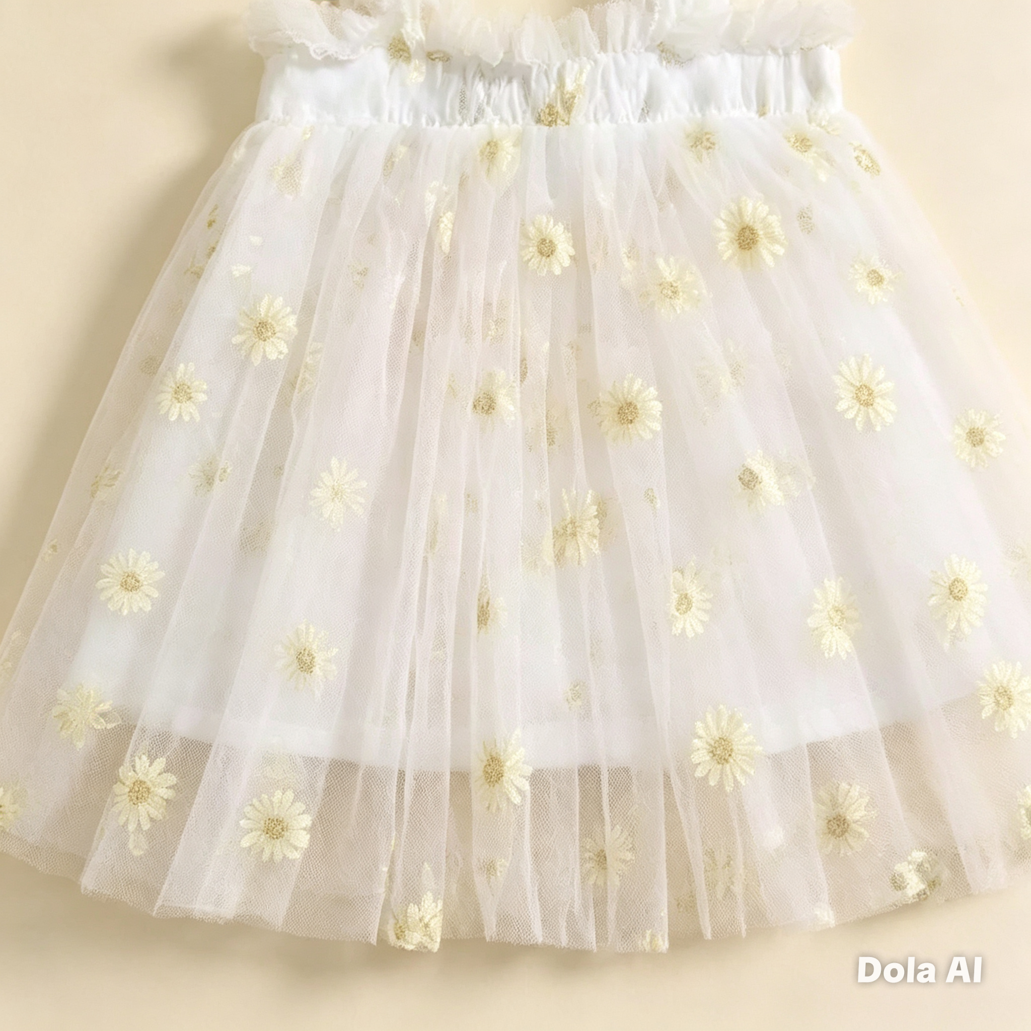 Vestido Encanto Margarita Dorada