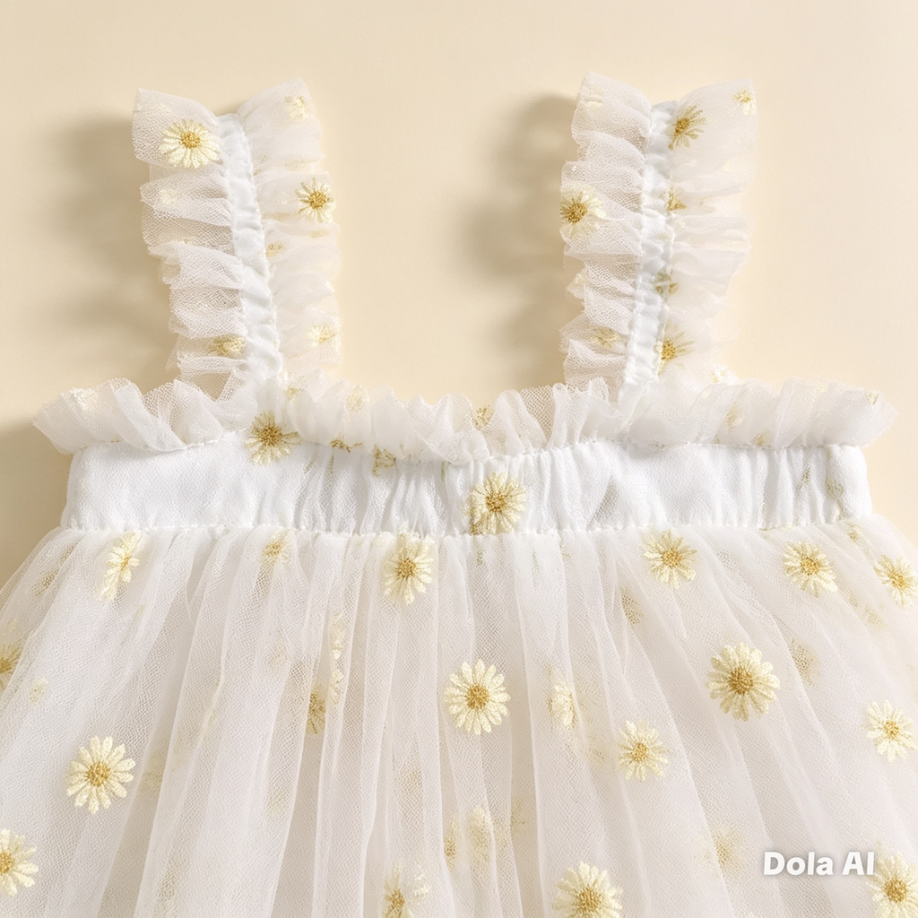 Vestido Encanto Margarita Dorada