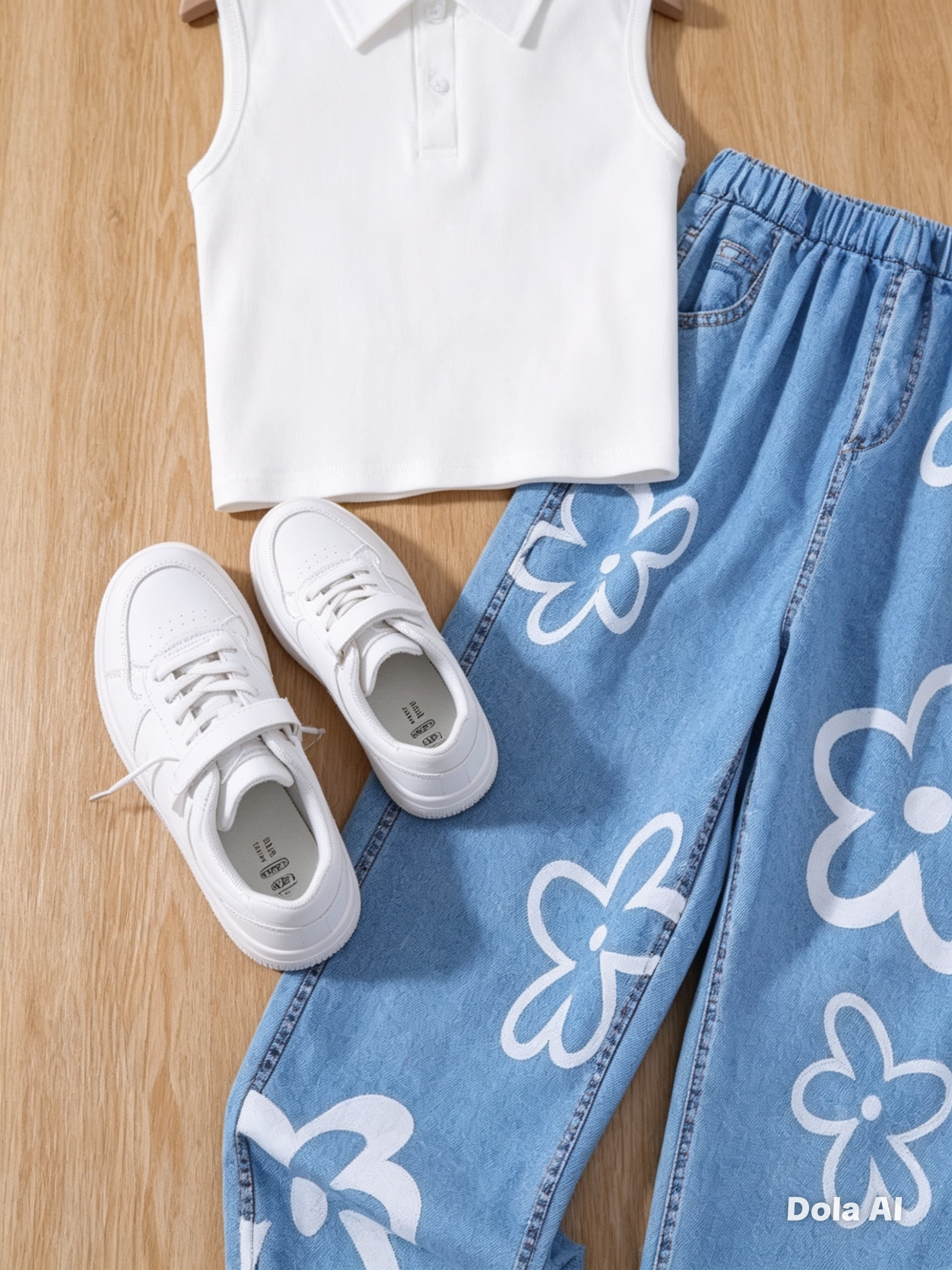 Conjunto Infantil Flores del Cielo
