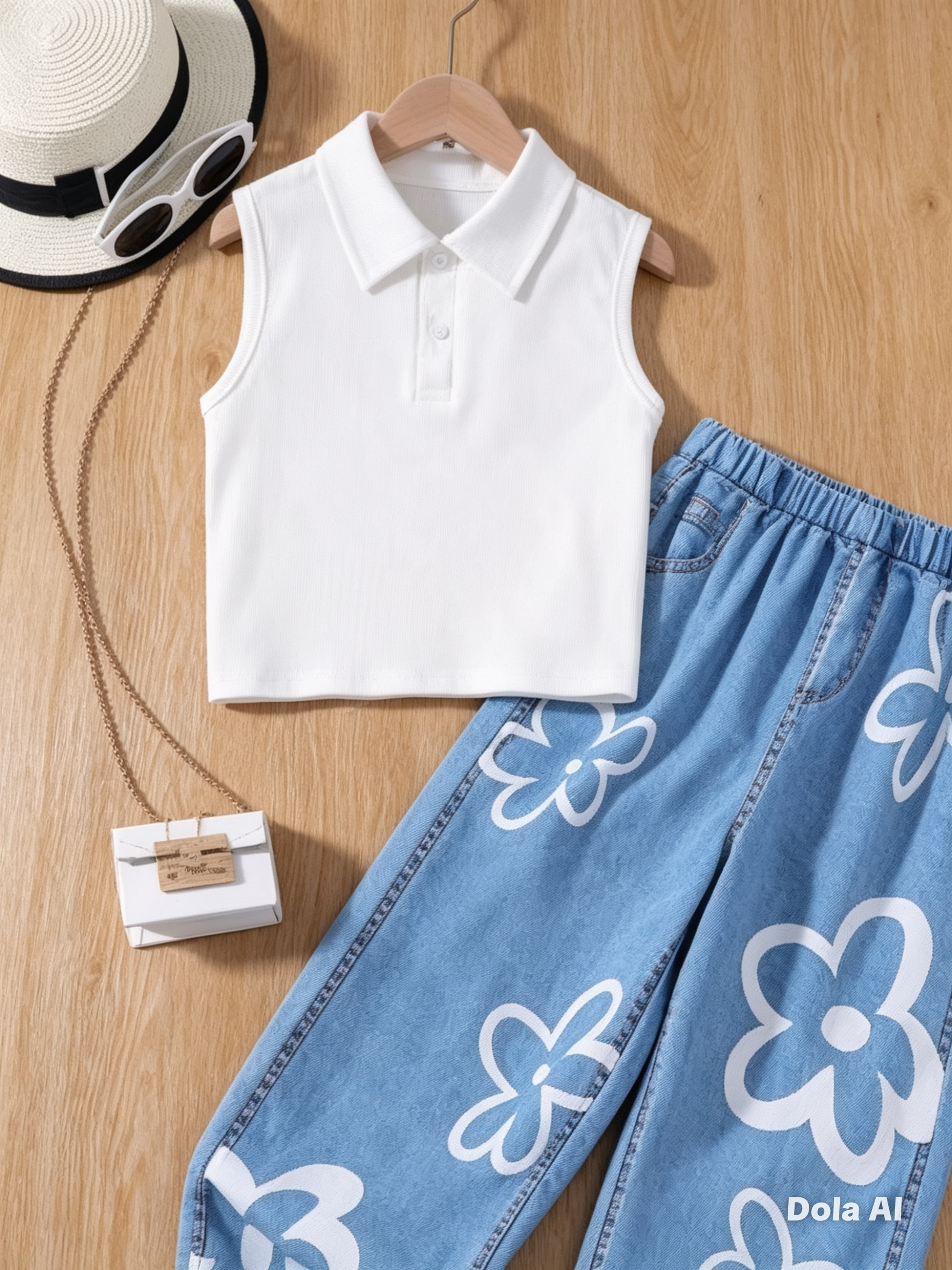 Conjunto Infantil Flores del Cielo