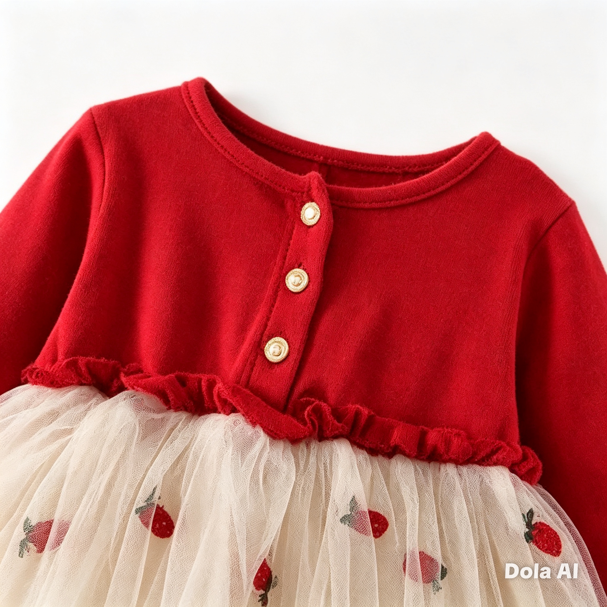 Vestido Dulce Frutilla bebe niña