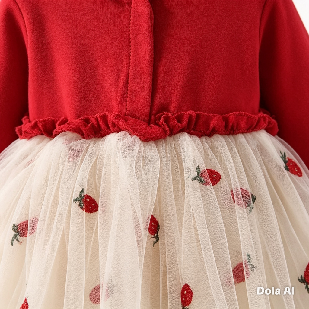 Vestido Dulce Frutilla bebe niña