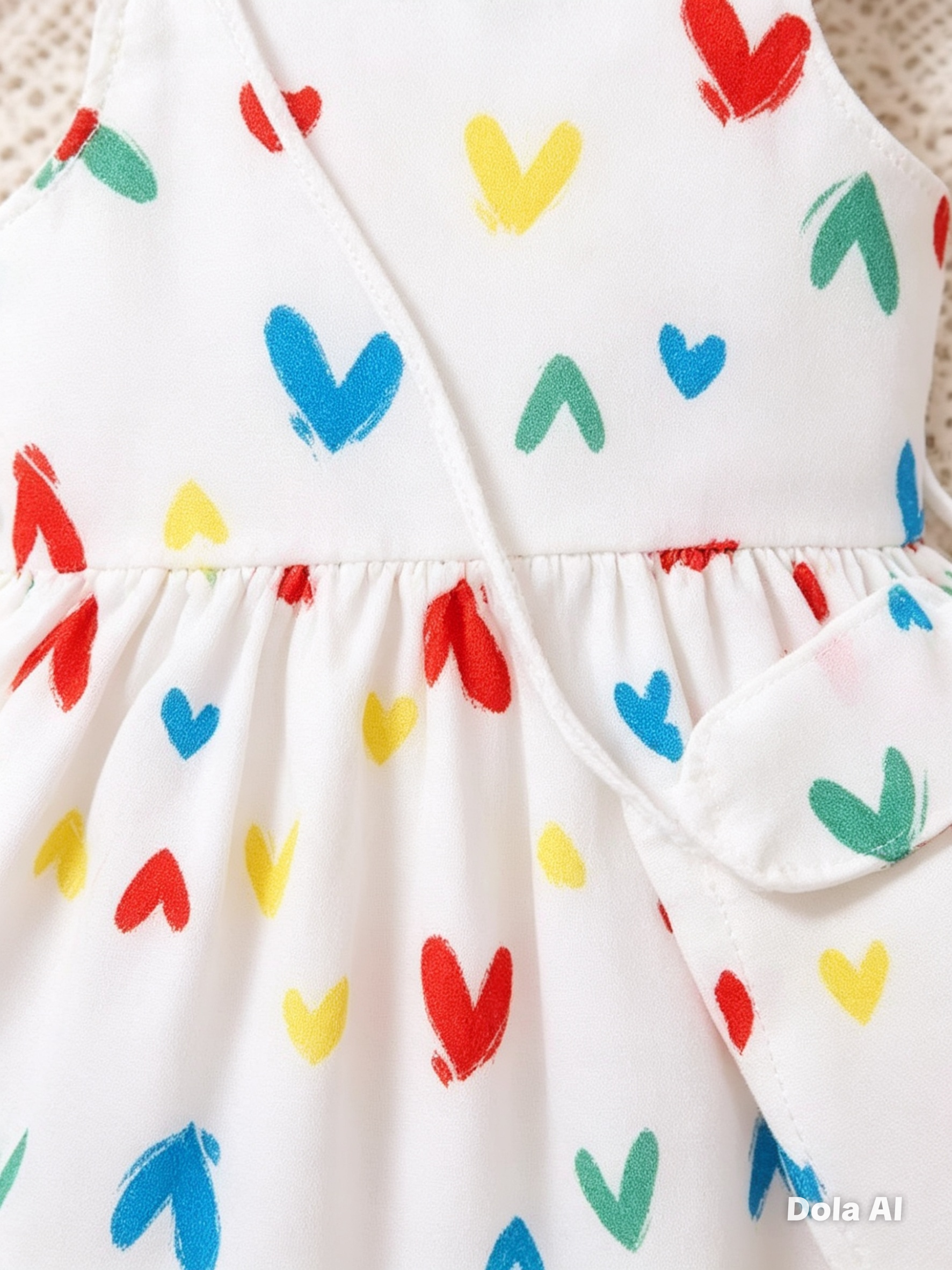 Vestido Arcoíris de Corazones