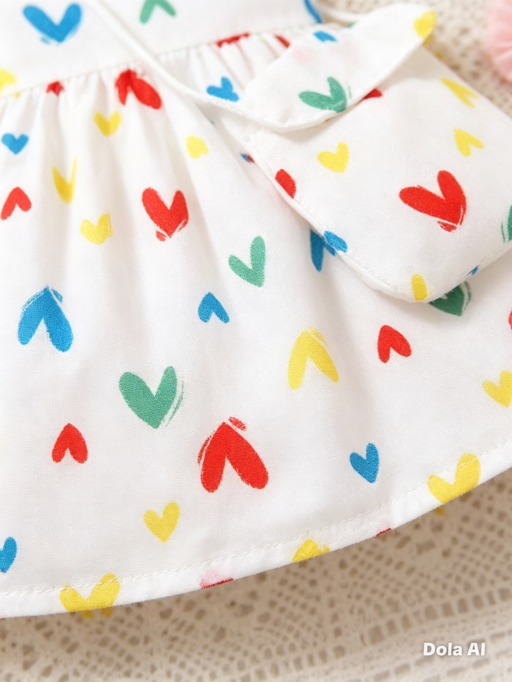 Vestido Arcoíris de Corazones