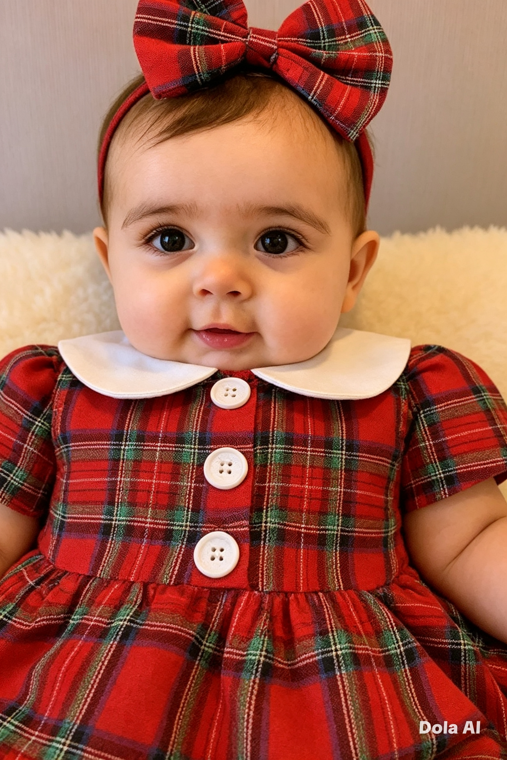 Vestido Dulce Navidad Escocesa