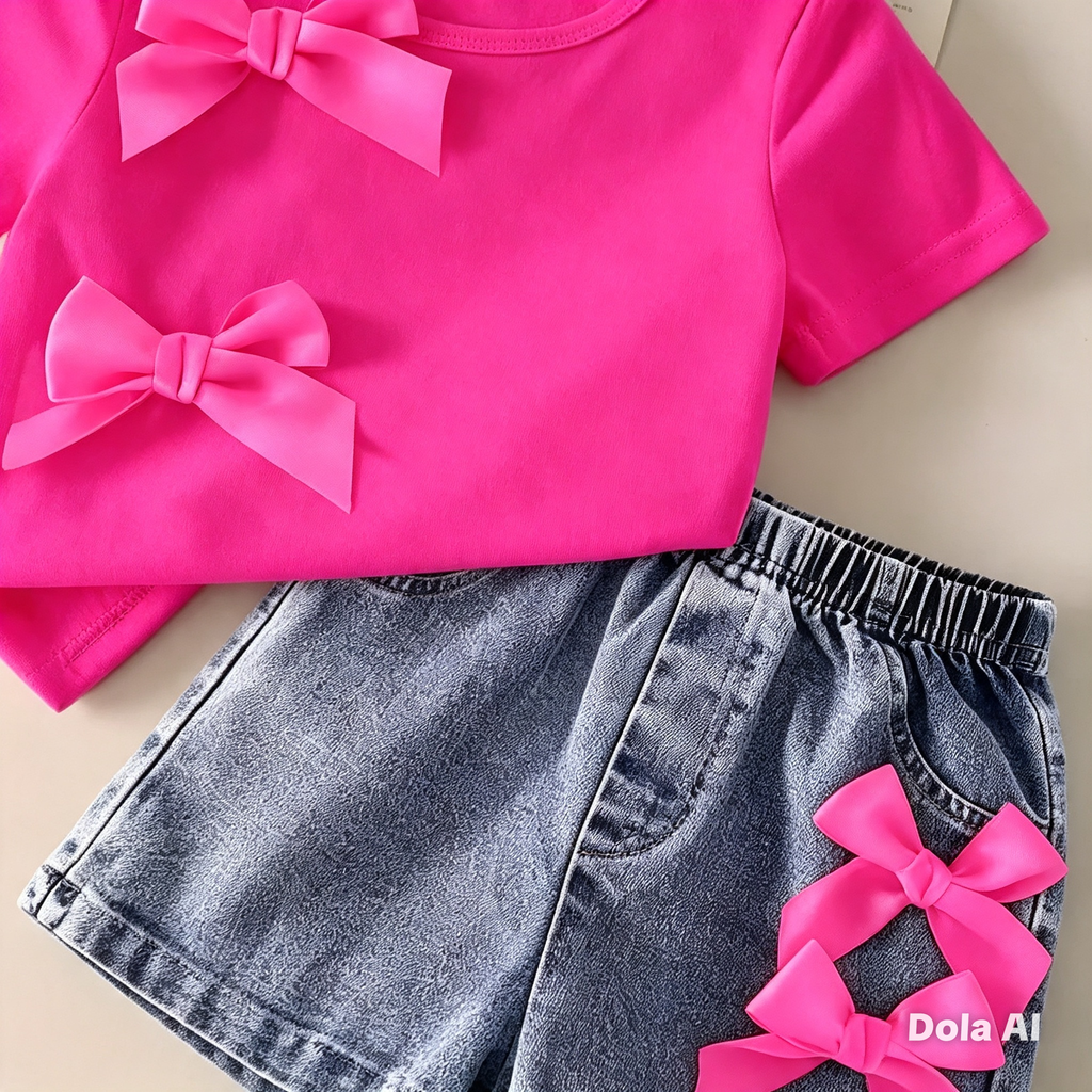 Conjunto Dulce Encanto Lazos & Denim