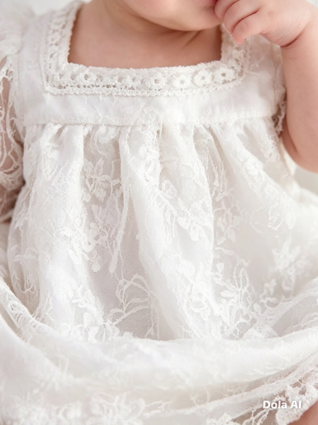 Vestido Encanto de Encaje tipo bautizo
