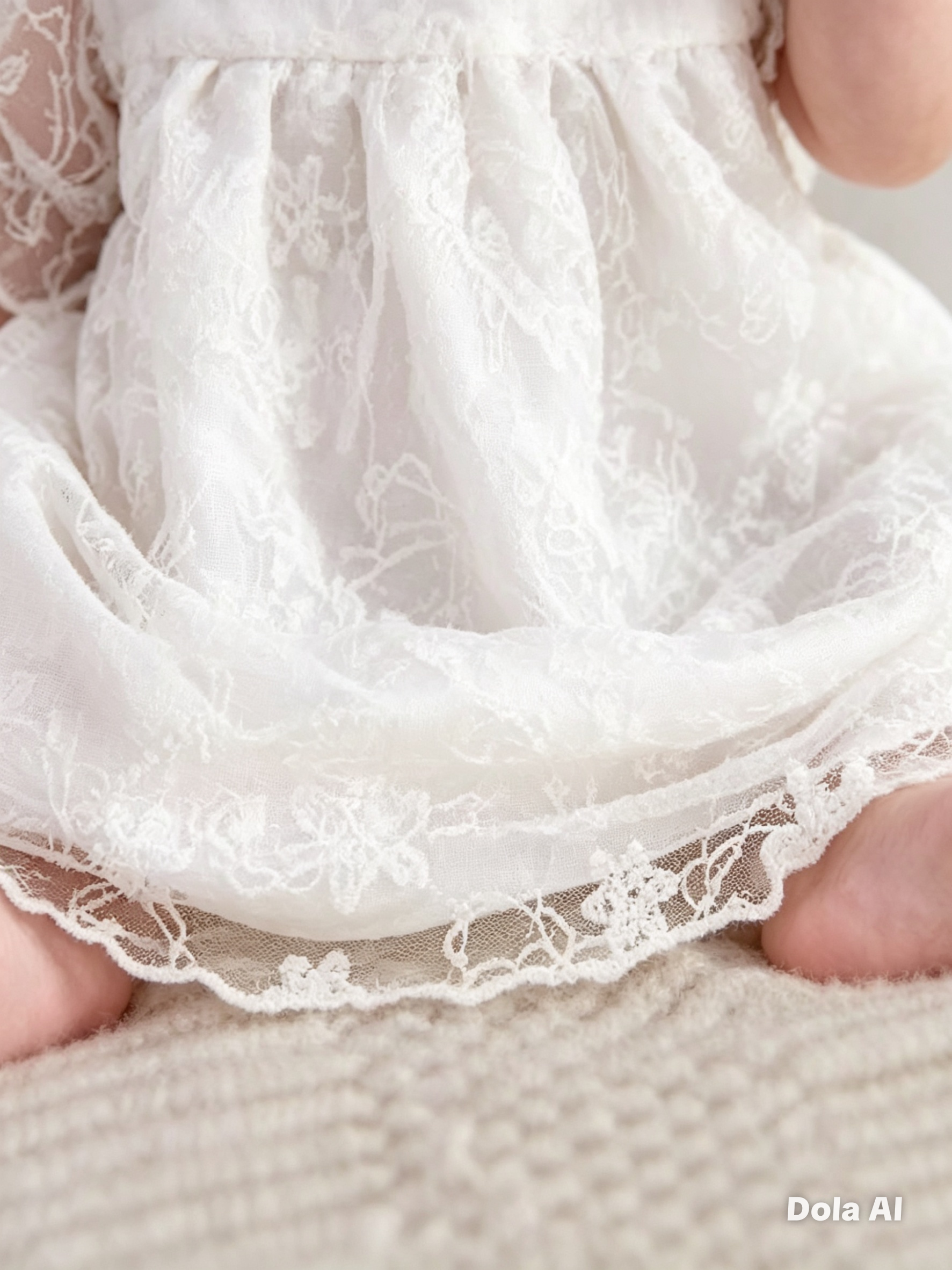 Vestido Encanto de Encaje tipo bautizo