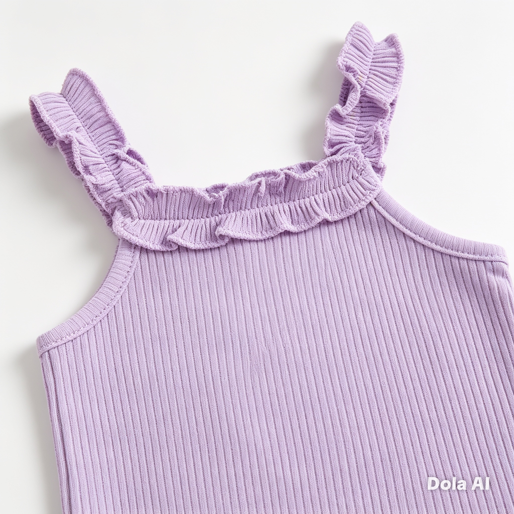 Conjunto Bebé Margarita Lavanda