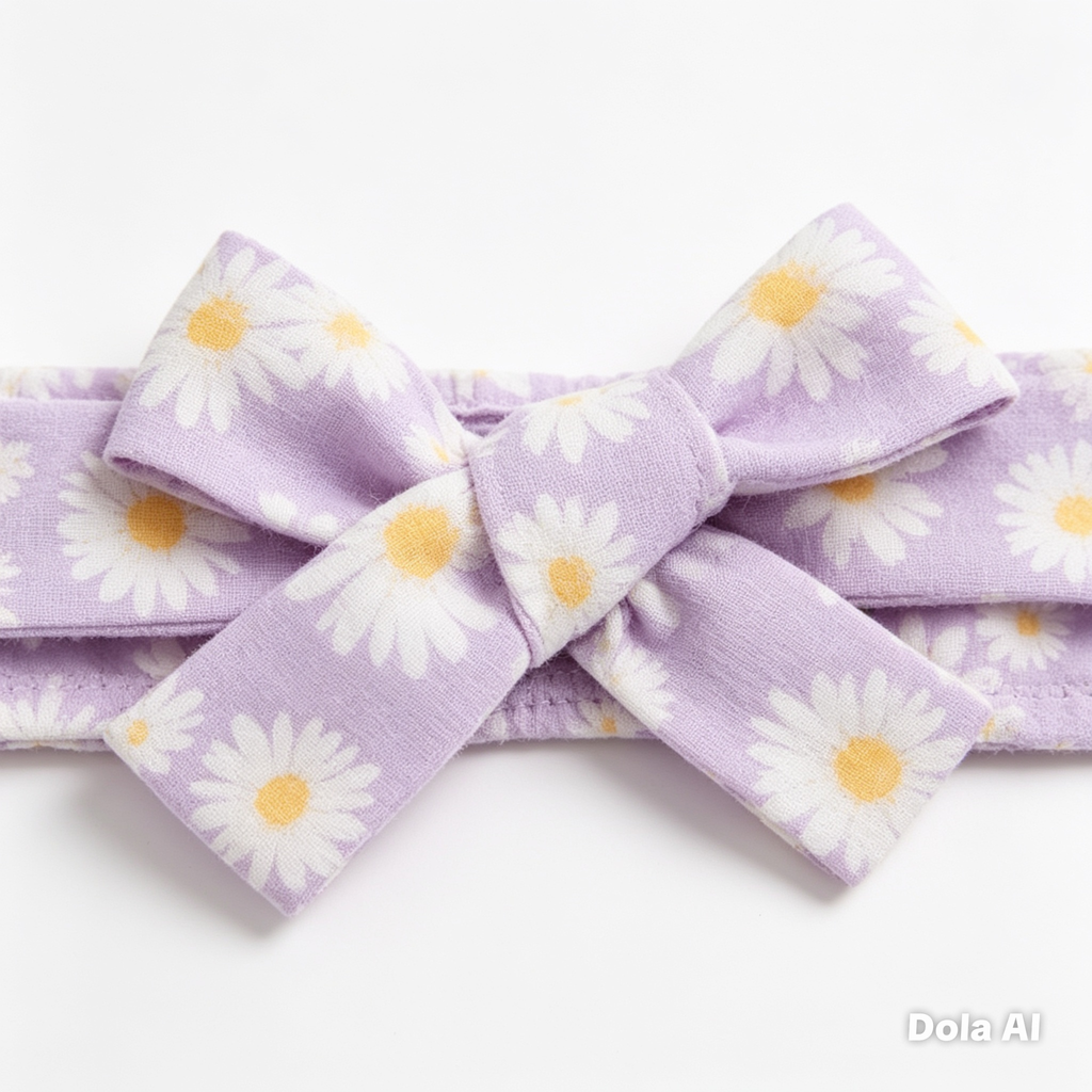 Conjunto Bebé Margarita Lavanda
