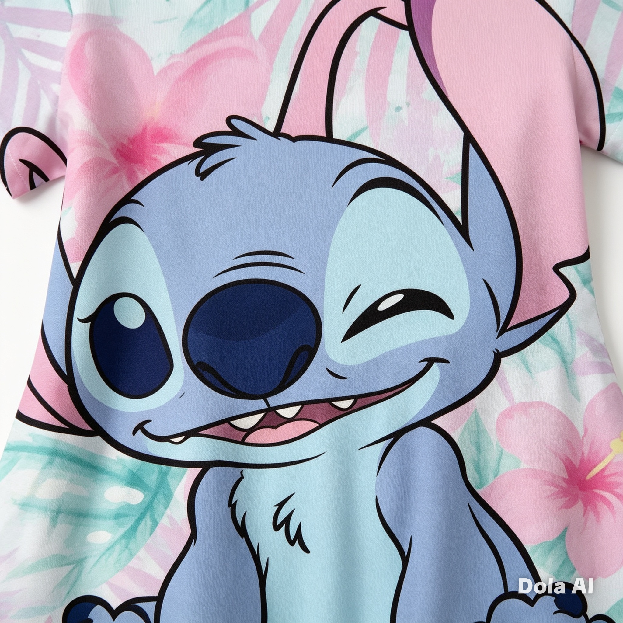 Vestido Angel y Stitch Tropical