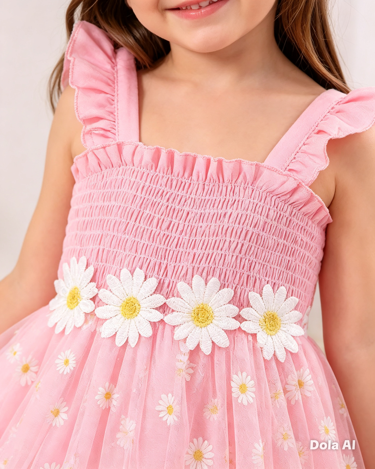 Vestido Encanto Primaveral Margaritas