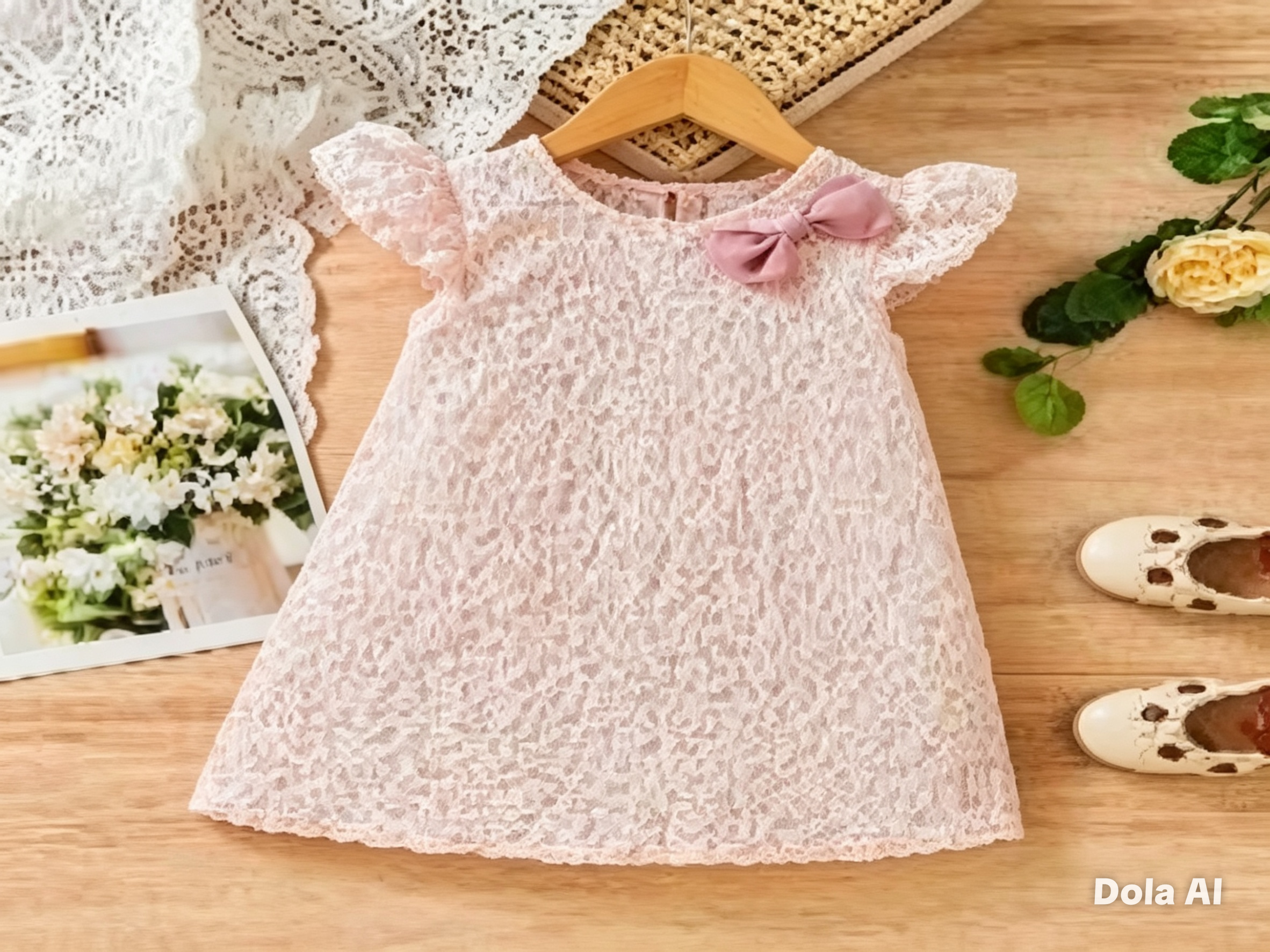 Vestido Coquette Dulce Encanto "Primeras Sonrisas"