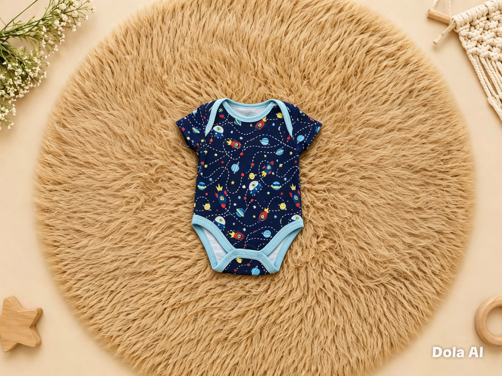 Pack de Bodys Bebé Pequeño Astronauta x3