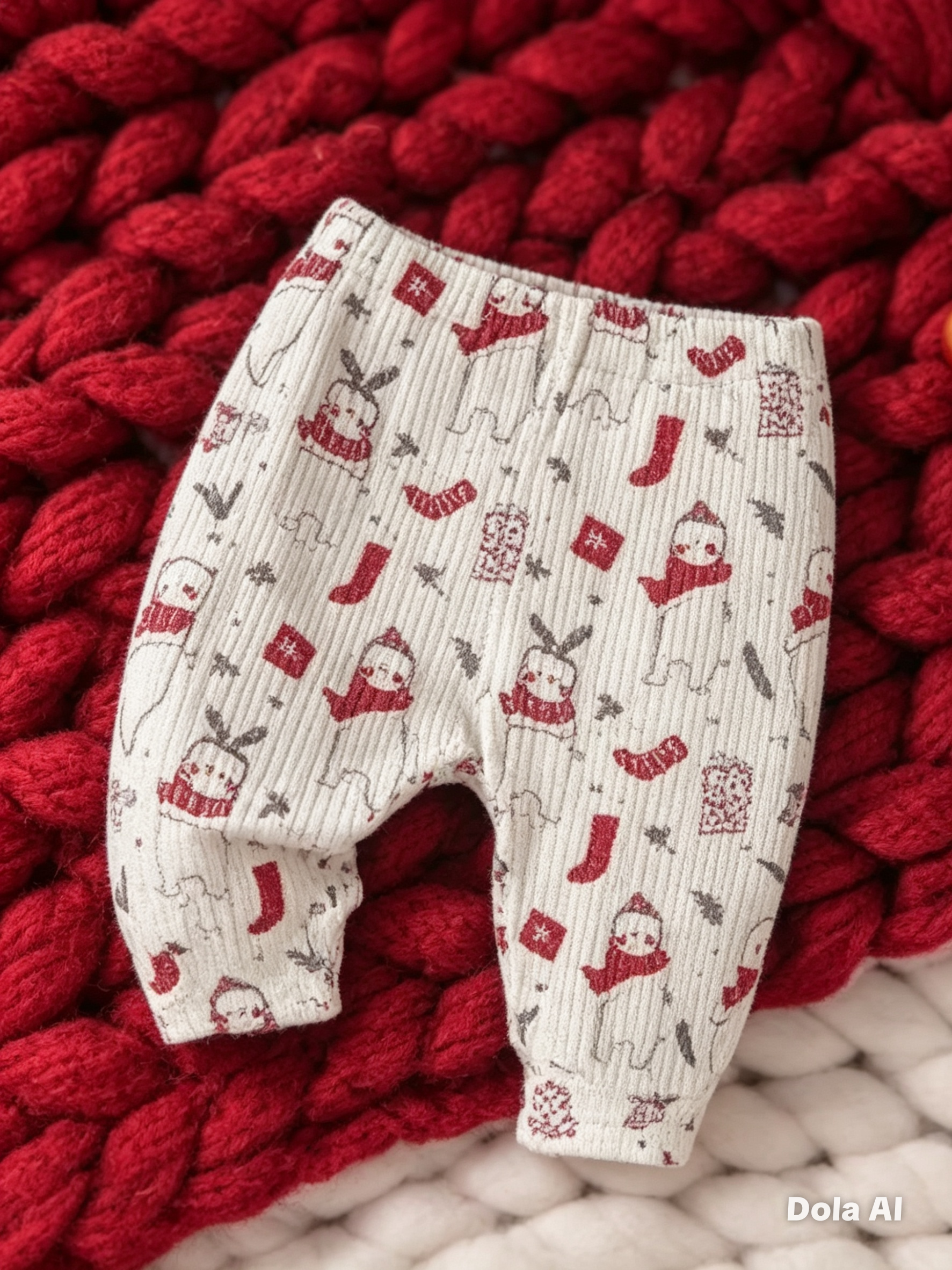 Set Navideño Bebé Dulce Navidad 3 Piezas