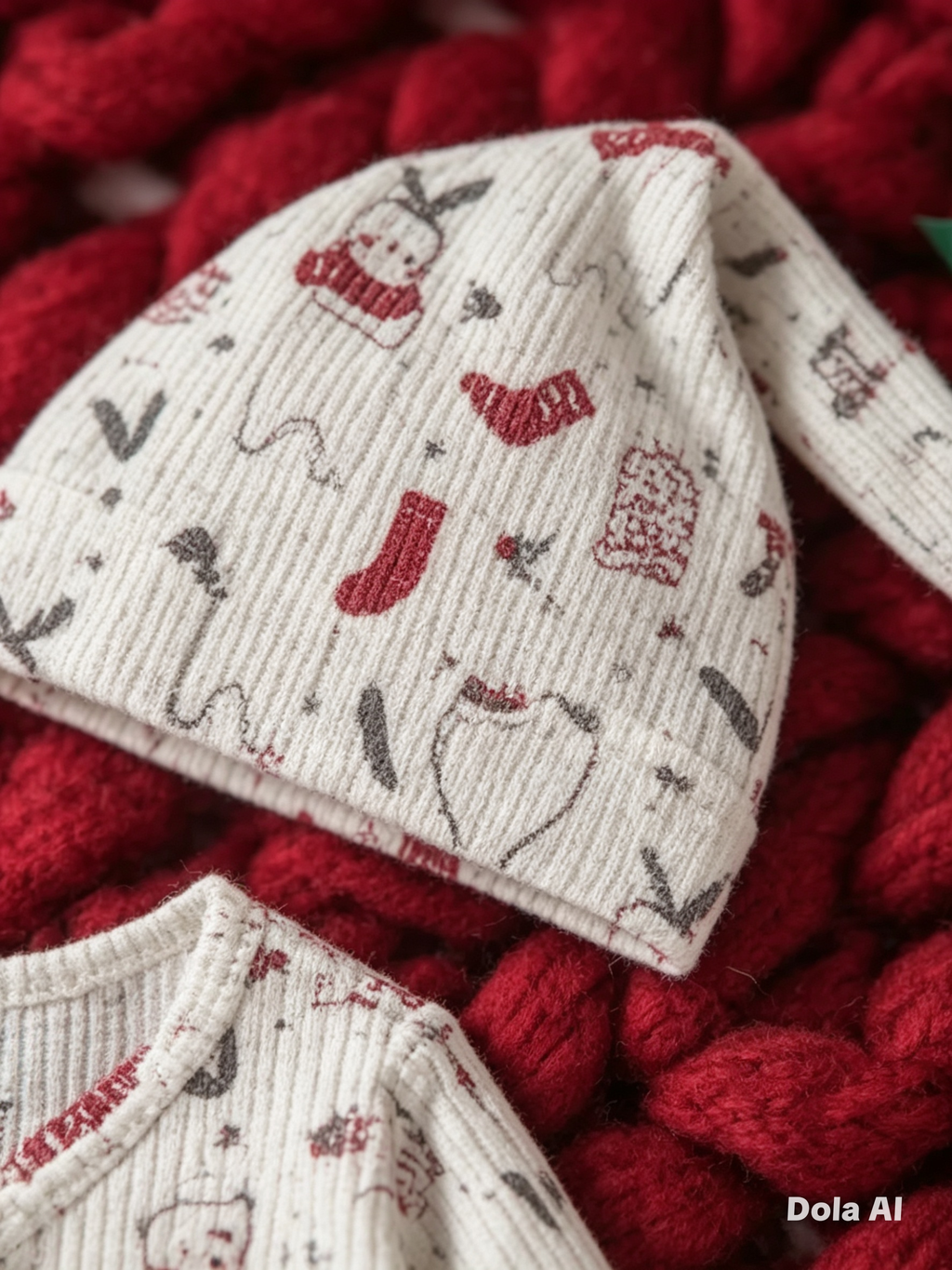 Set Navideño Bebé Dulce Navidad 3 Piezas