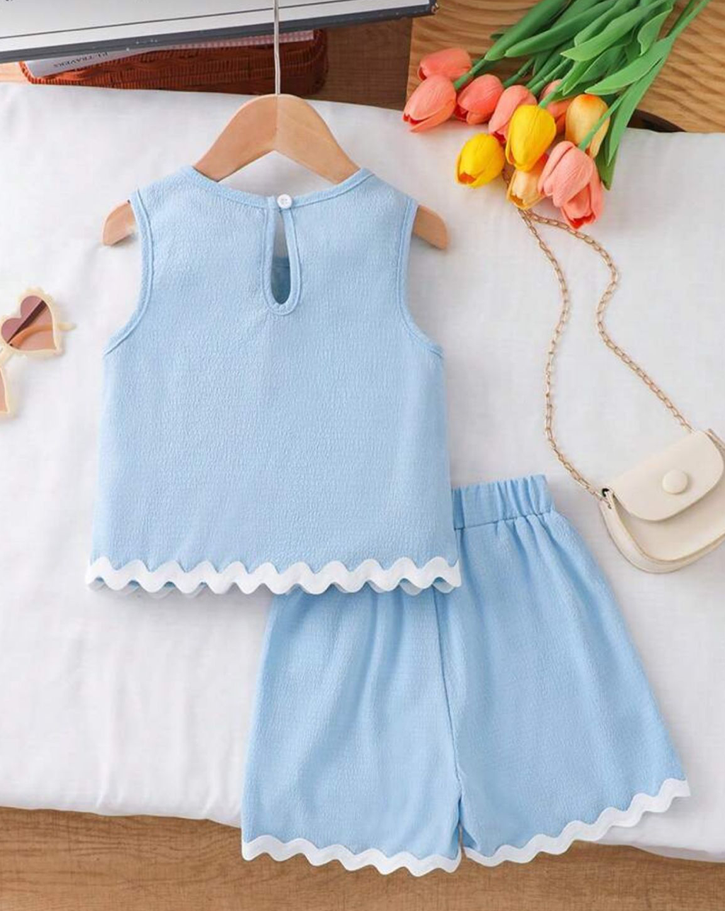 Conjunto blusa y short