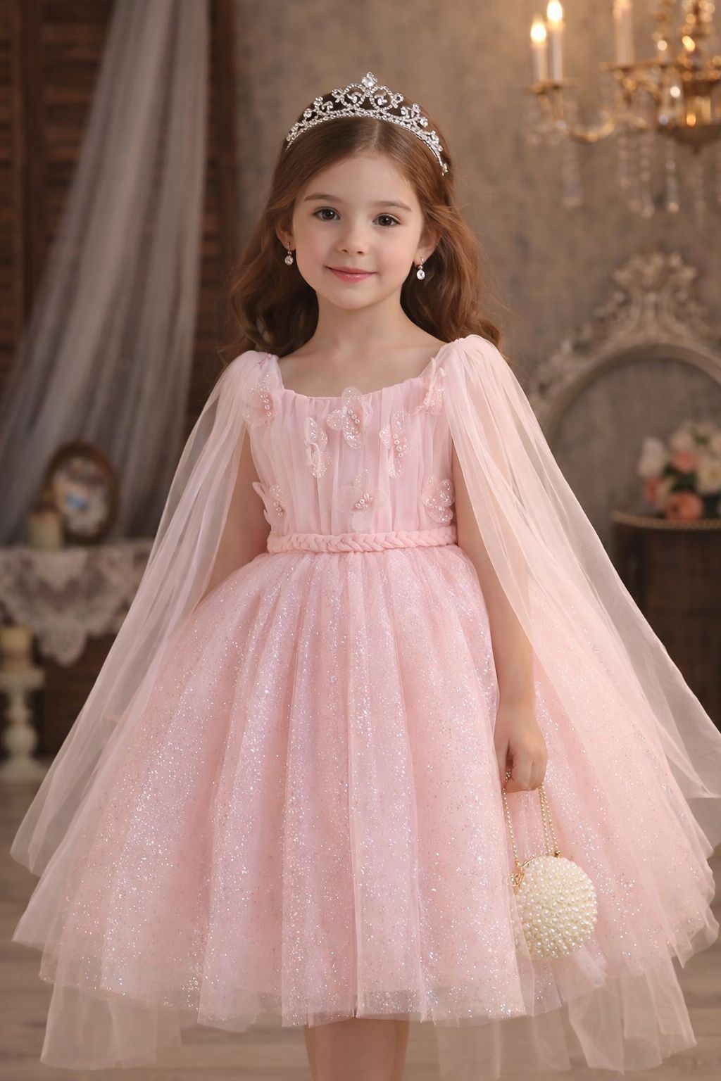 Vestido de Princesa Ceremonial para Niña