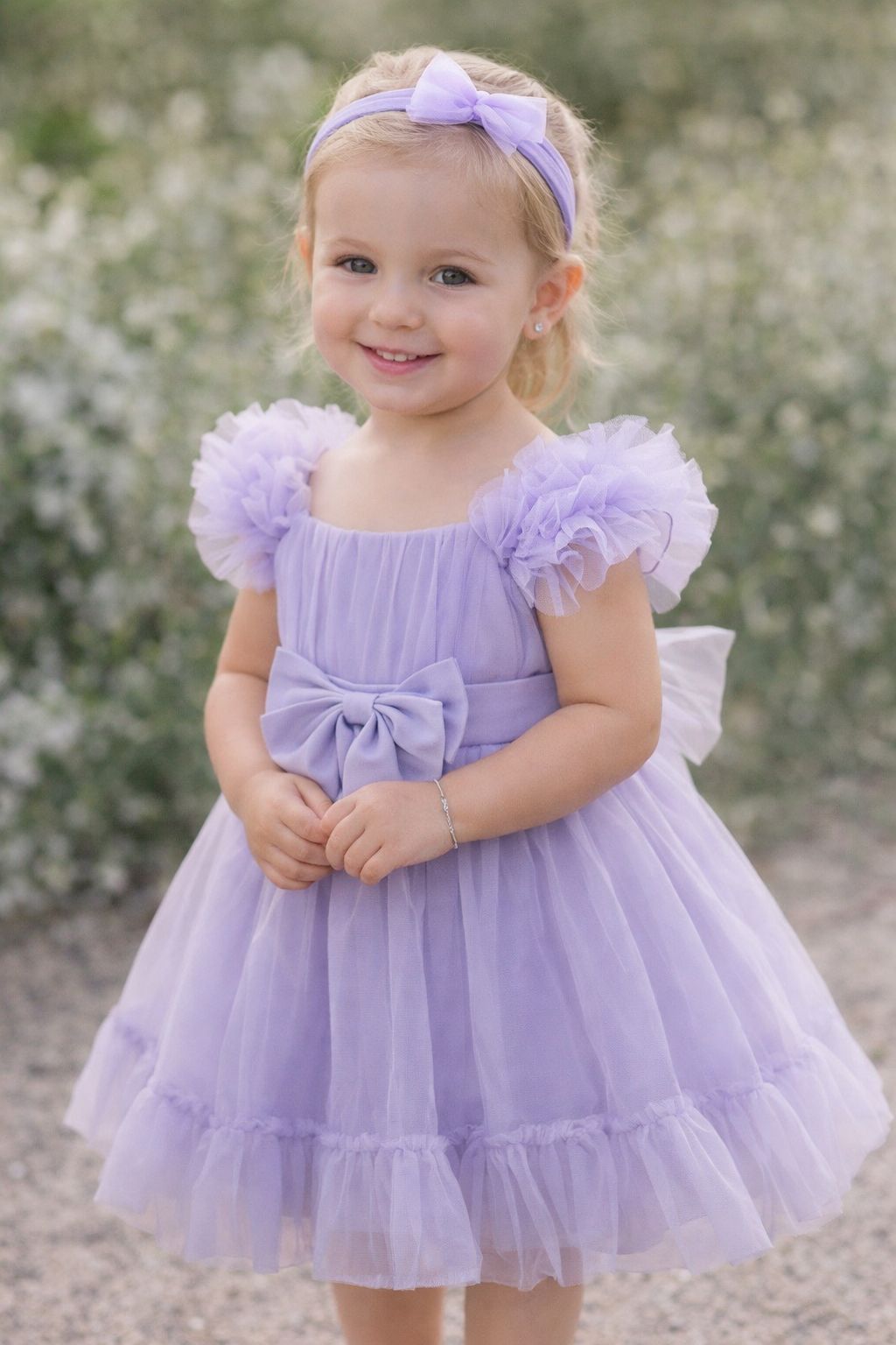 Vestido elegante lila