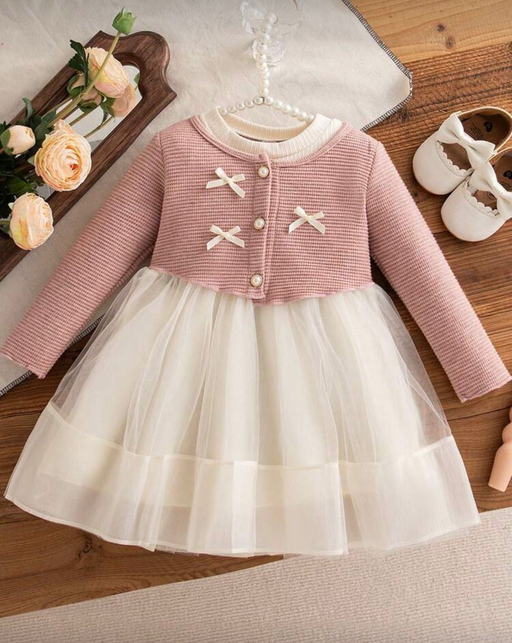 Vestido dulce abrigo de princesa