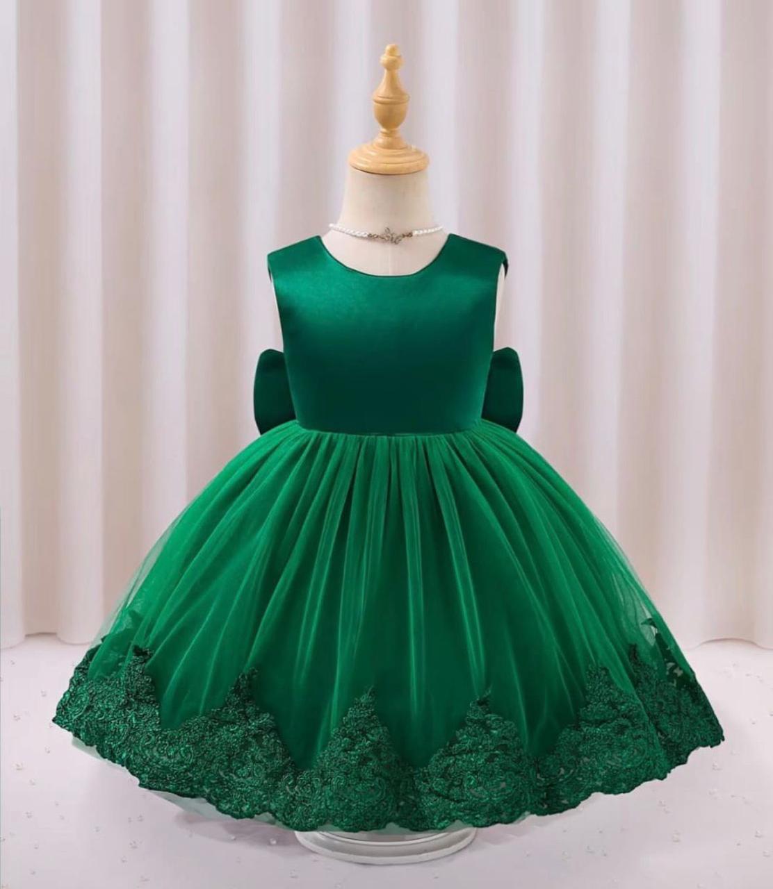 Vestido princesa esmeralda real