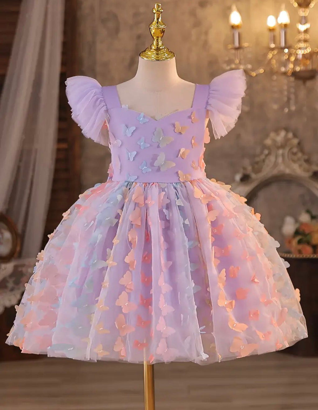 Vestido jardin de mariosas magicas