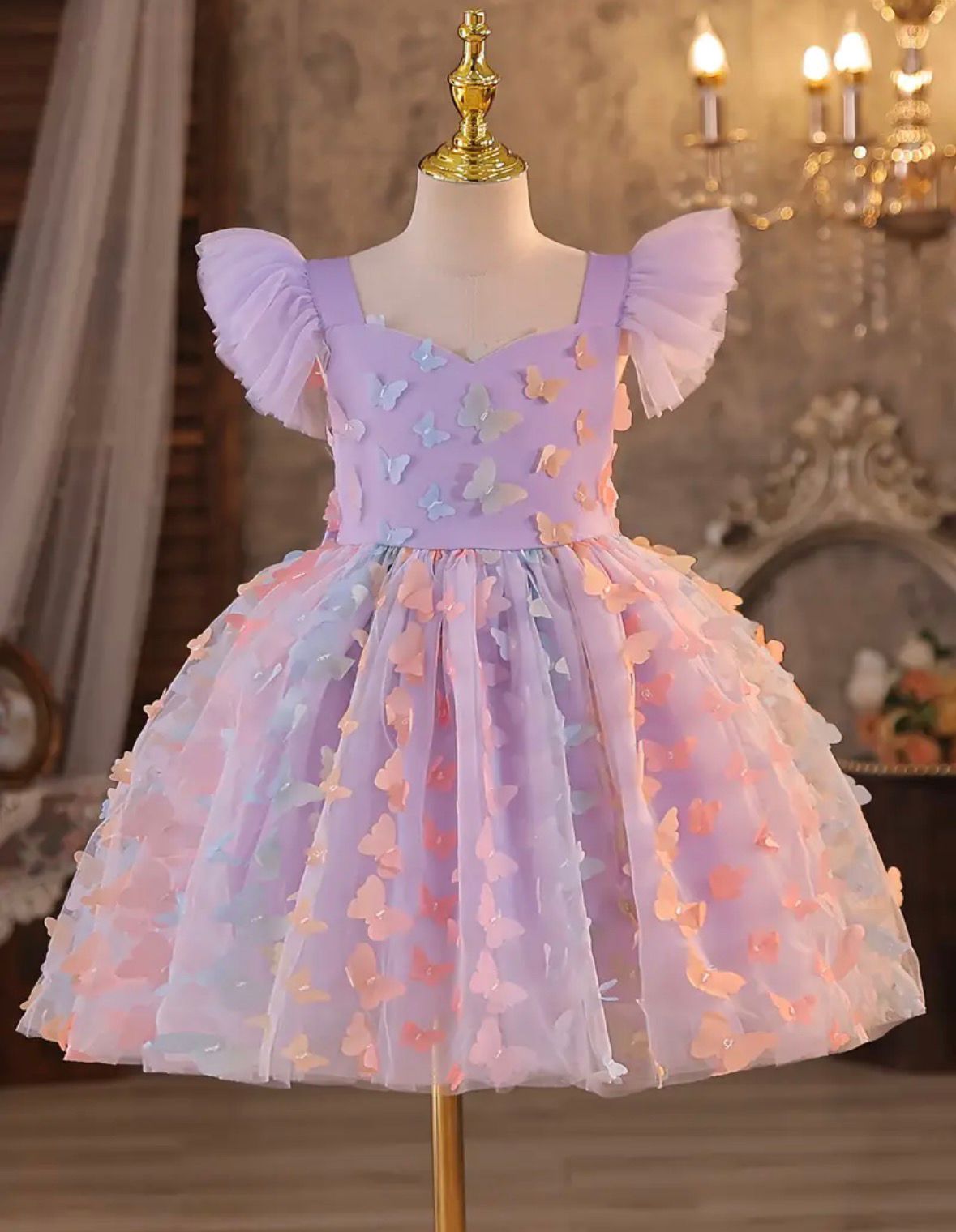 Vestido jardin de mariosas magicas