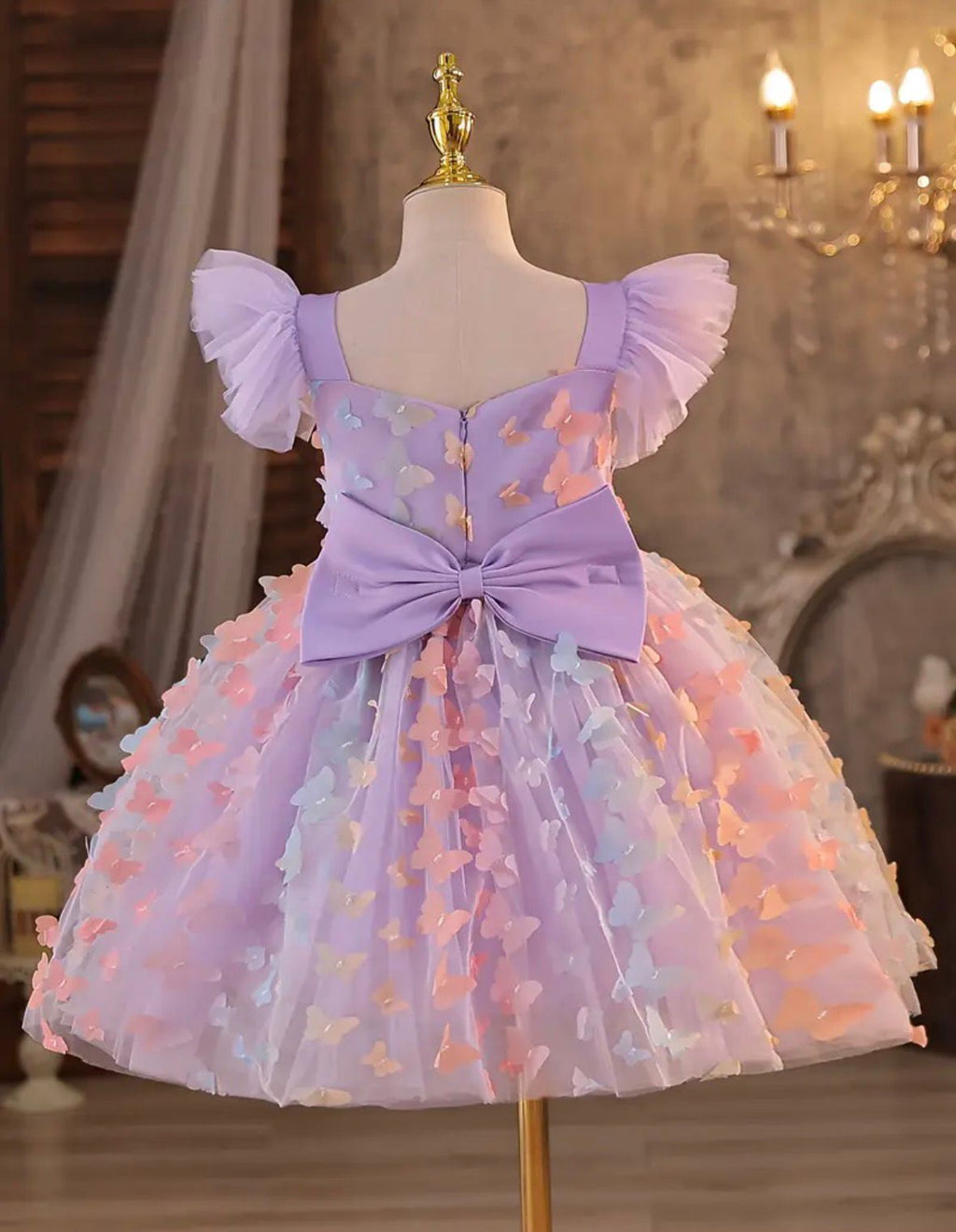 Vestido jardin de mariosas magicas