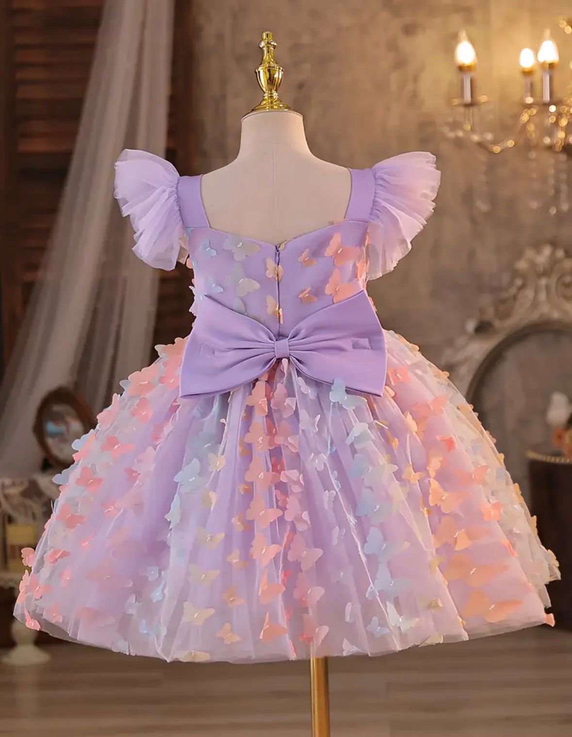 Vestido jardin de mariosas magicas