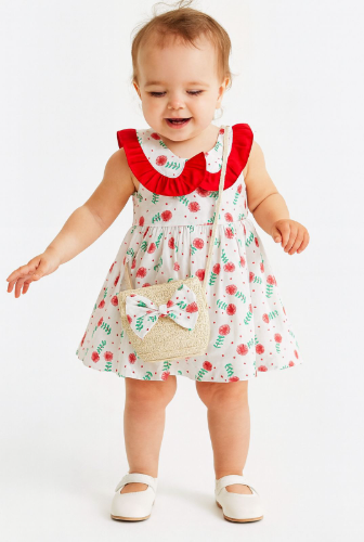Vestido Infantil Fresita Encantada