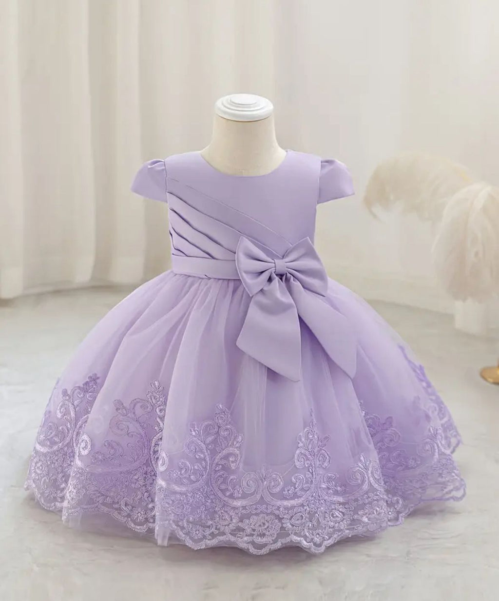 Vestido Infantil Princesa Lavanda Encantada
