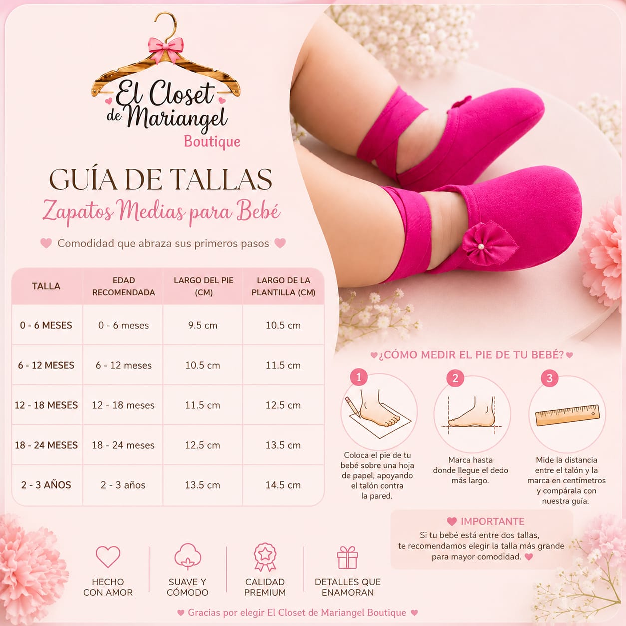 Zapatitos de Cuento "Primeros Pasos de Amor"