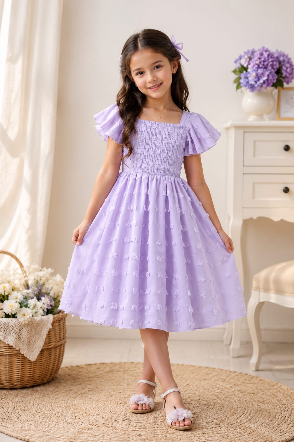 Vestido Sueño Lavanda Real