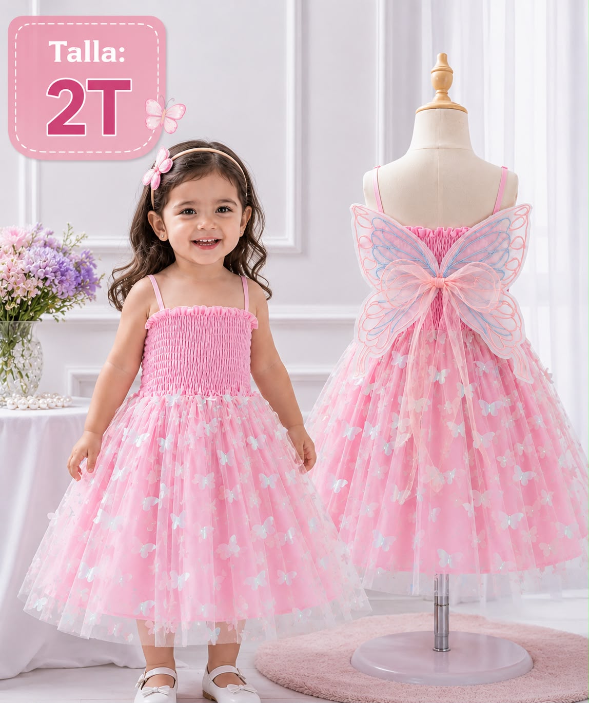 VESTIDO MARIPOSA ENCANTADA