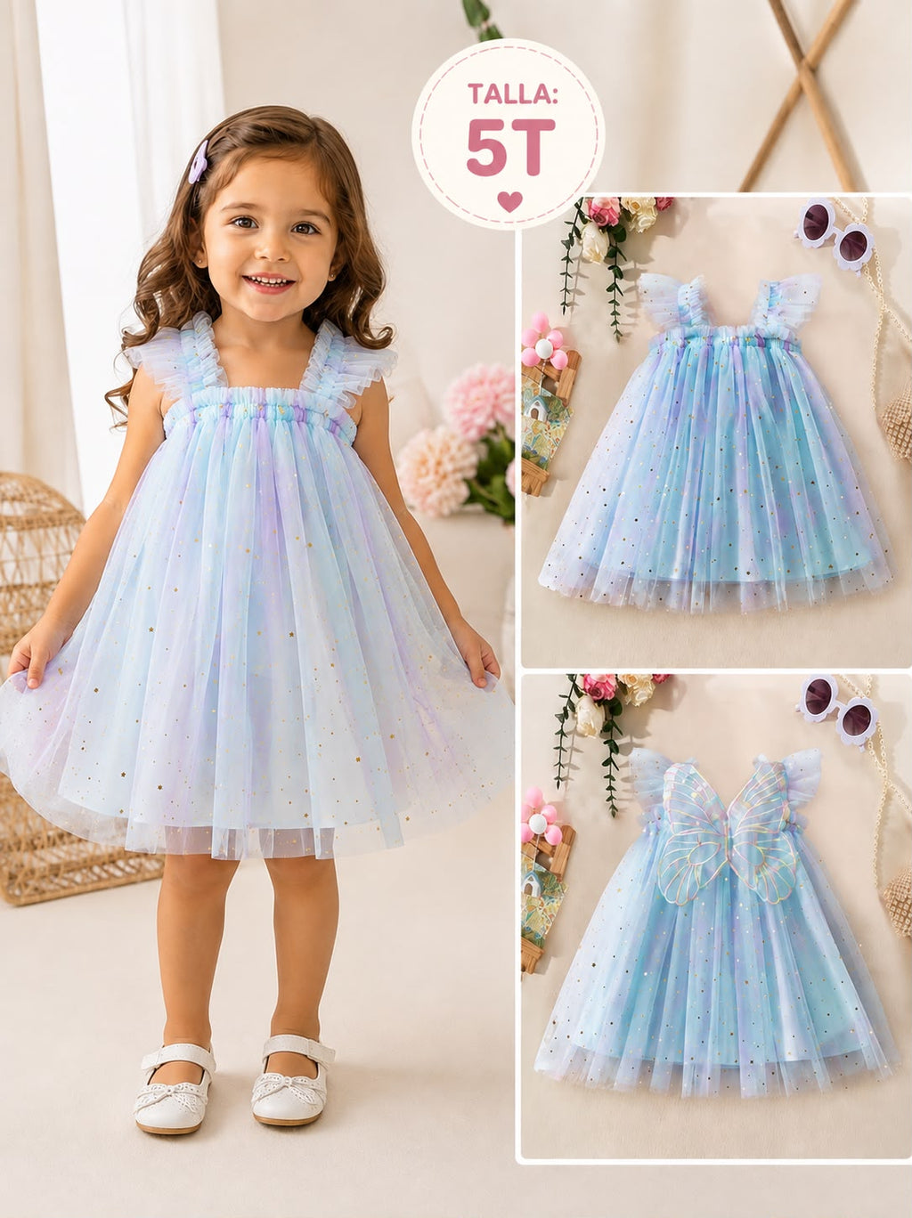 Vestido Ensueño de Hada Mariposa