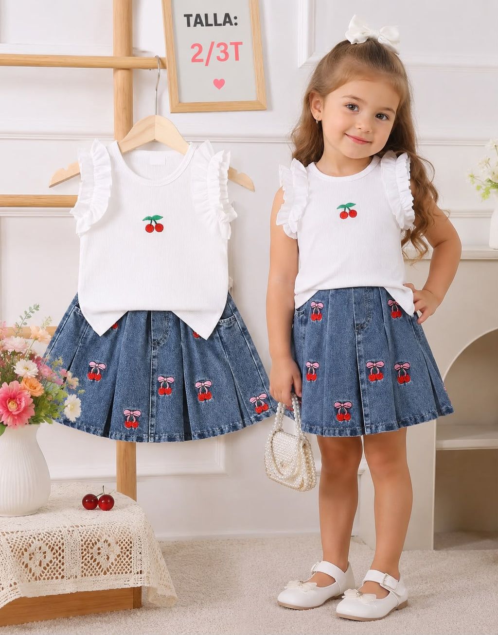 Conjunto Sweet Cherry Charm