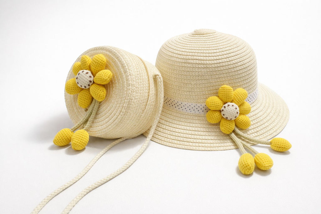 Sombrero & Mini Bolso Girasol