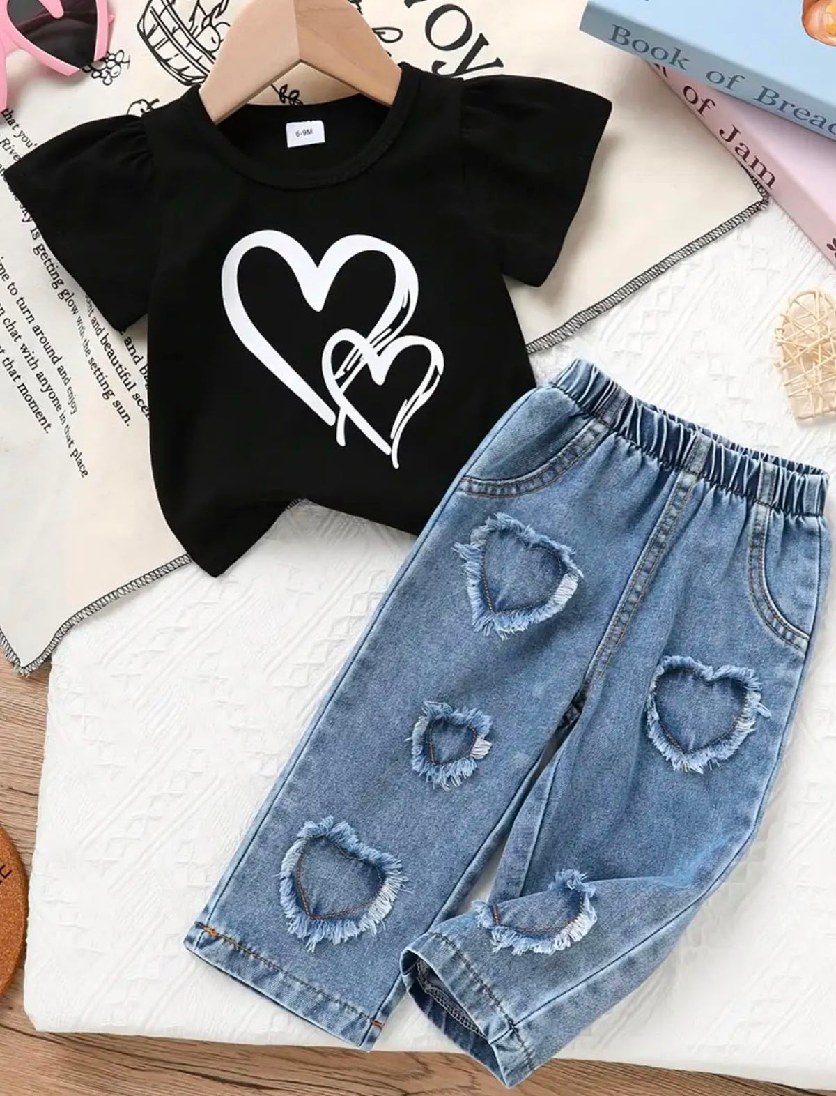 CONJUNTO “CORAZONES DE AMOR” DENIM