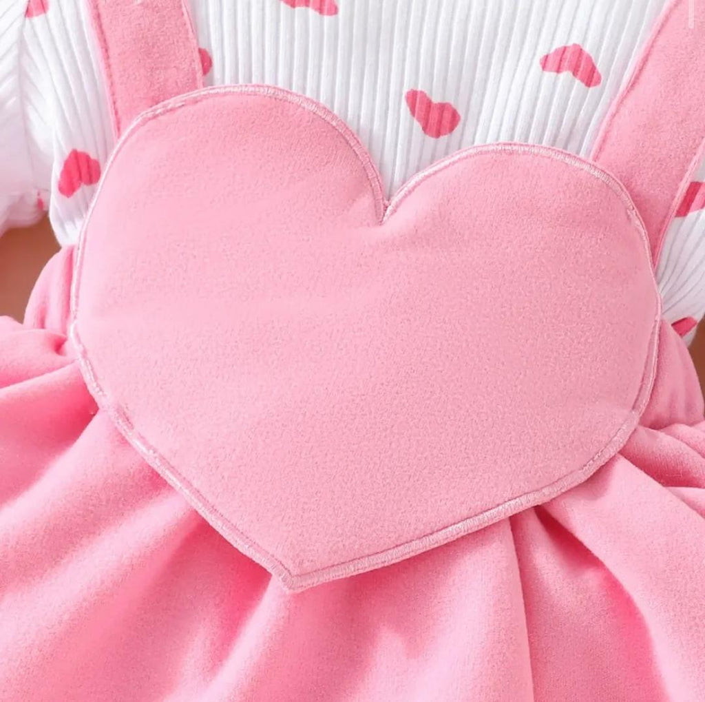 Conjunto Body Vestido Dulce Corazón