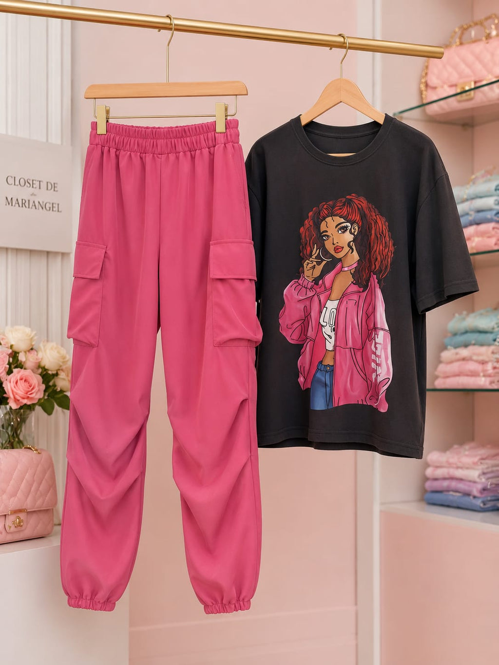 Conjunto Urban Pink Cargo