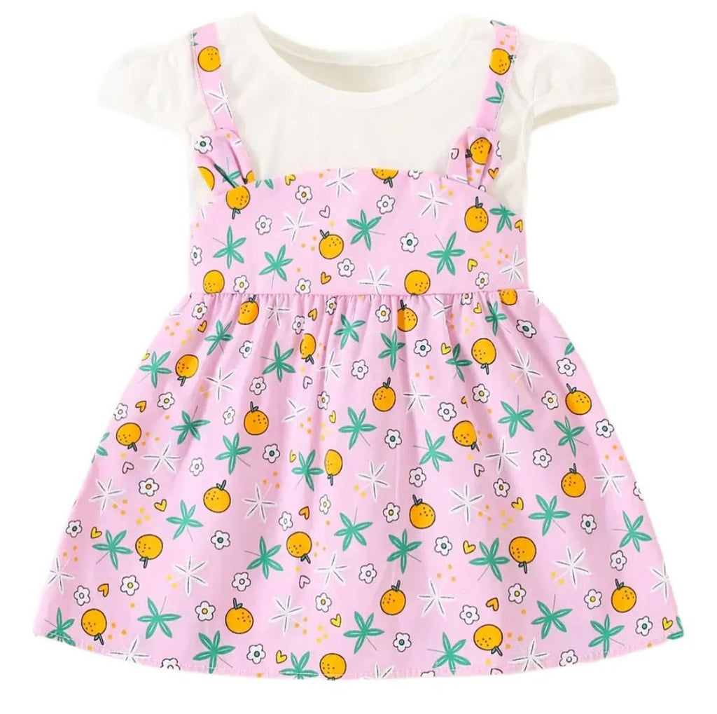 Vestido Infantil Dulce Naranjita