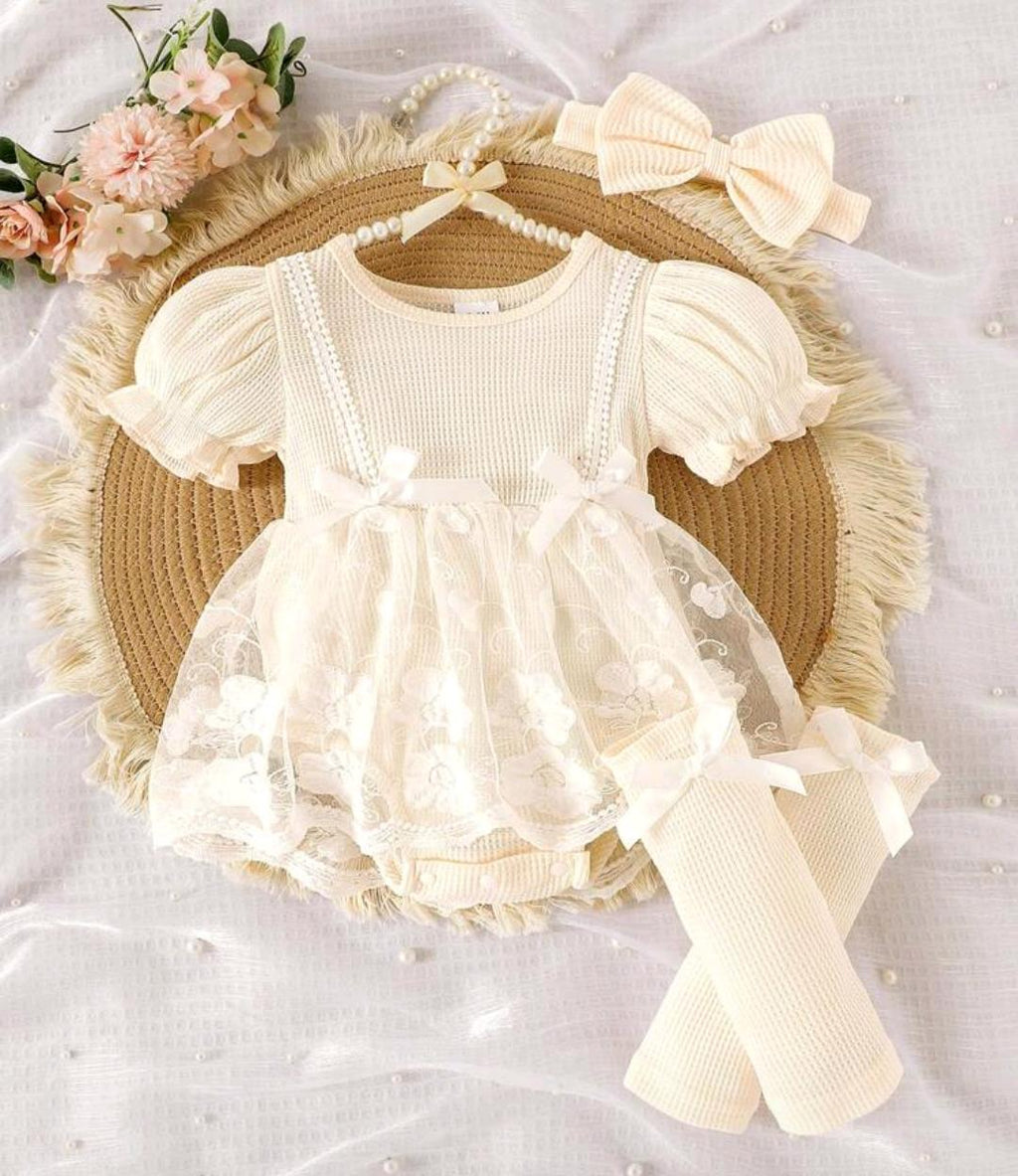 Vestido bebe niña bautizo